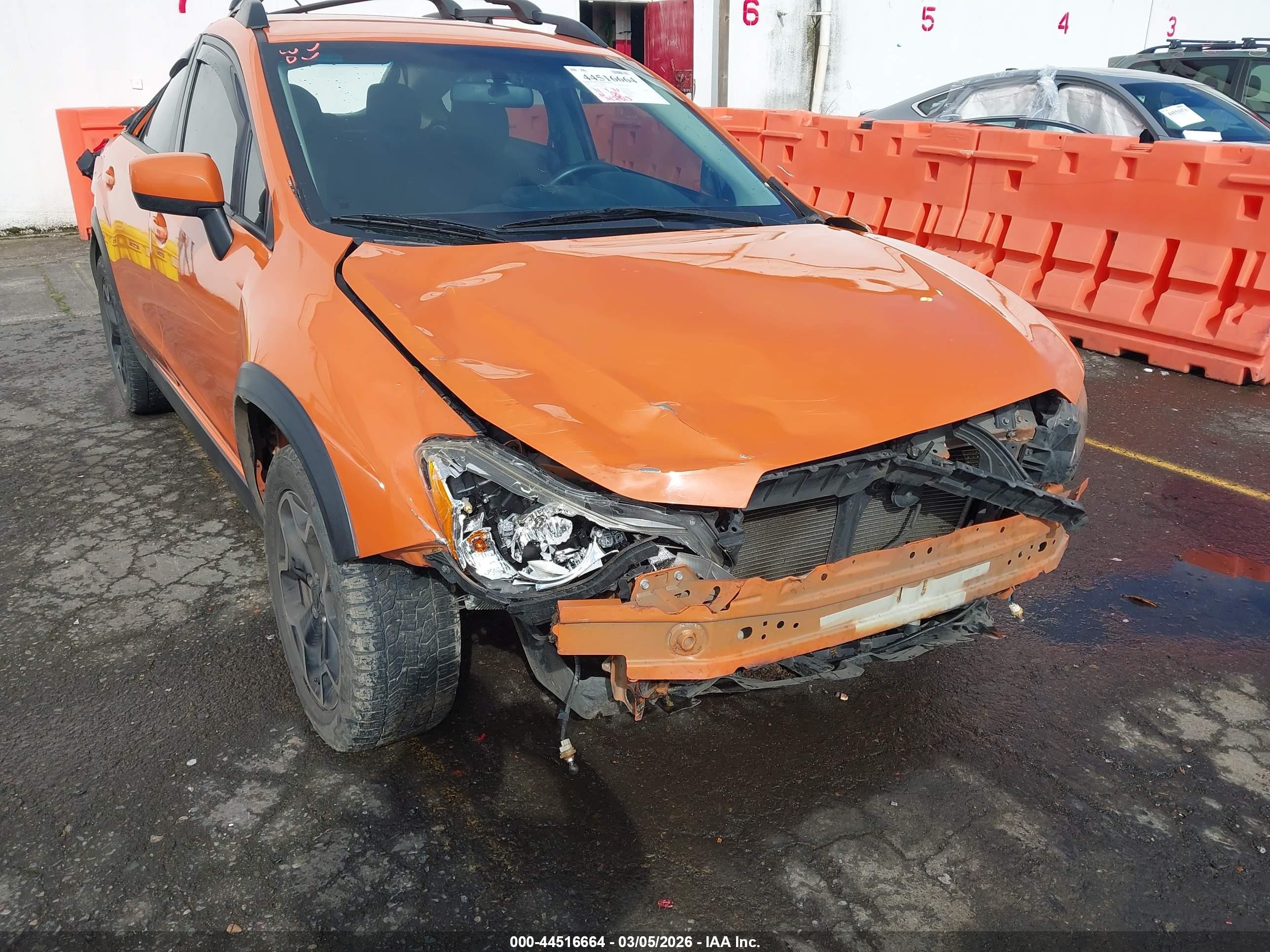 2015 Subaru Xv Crosstrek 2.0i Premium Orange vin: JF2GPACC6F8295820