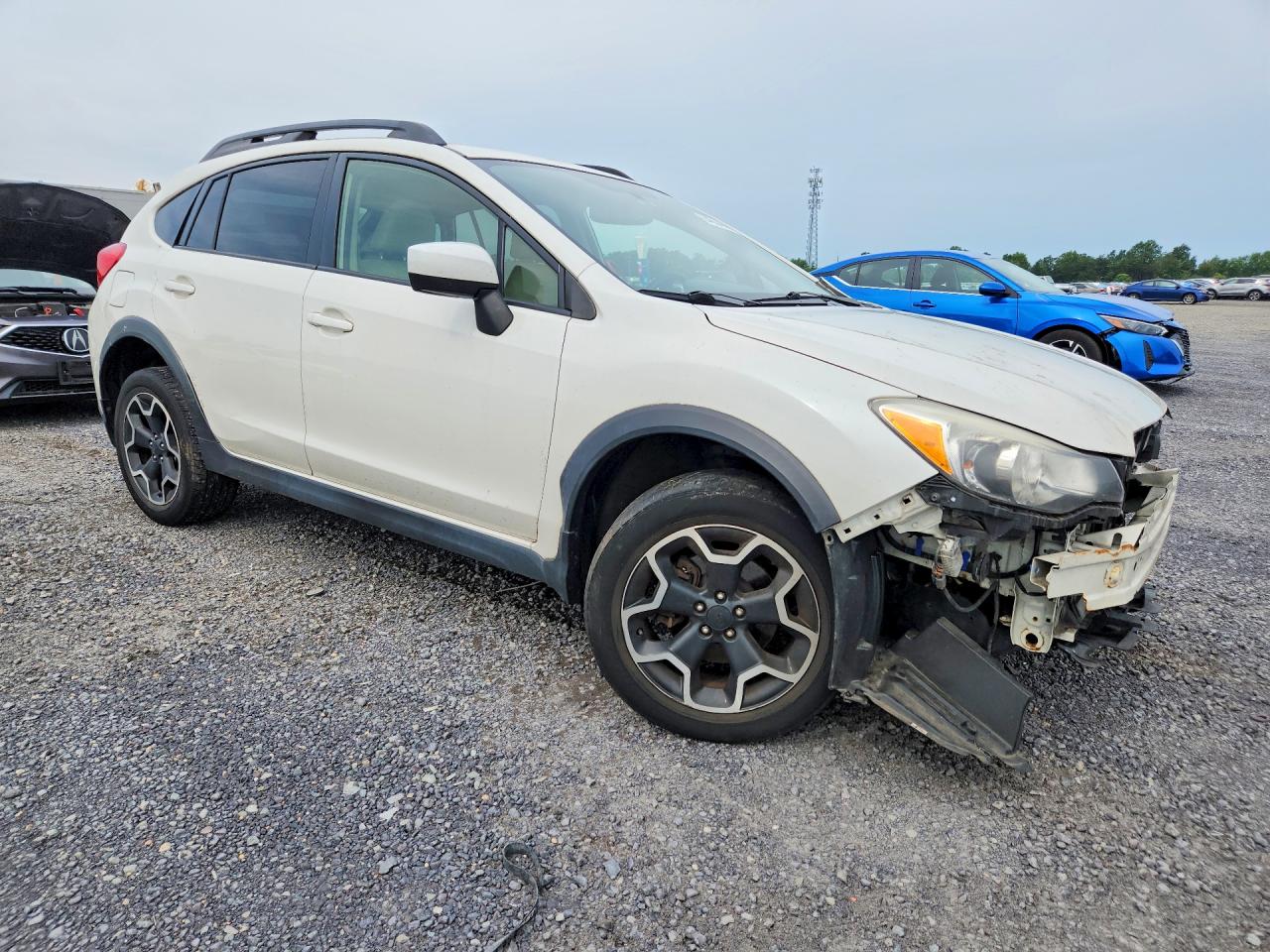 2015 Subaru Xv Crosstrek 2.0 Premium White vin: JF2GPACC6F8322272