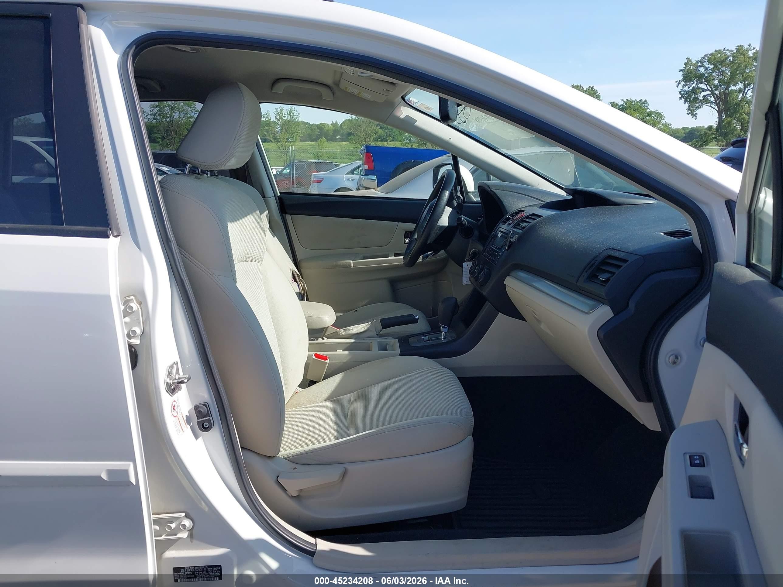 2013 Subaru Xv Crosstrek 2.0i Premium White vin: JF2GPACC7D2805138