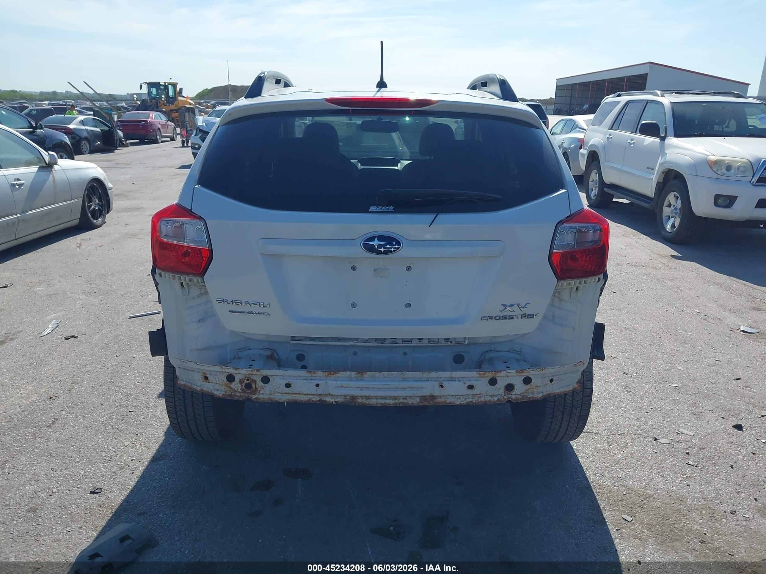 2013 Subaru Xv Crosstrek 2.0i Premium White vin: JF2GPACC7D2805138