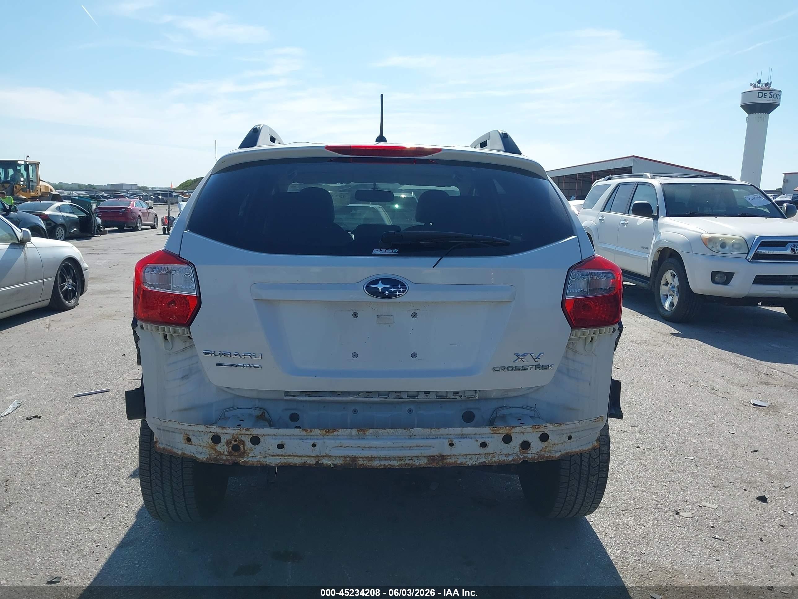 2013 Subaru Xv Crosstrek 2.0i Premium White vin: JF2GPACC7D2805138