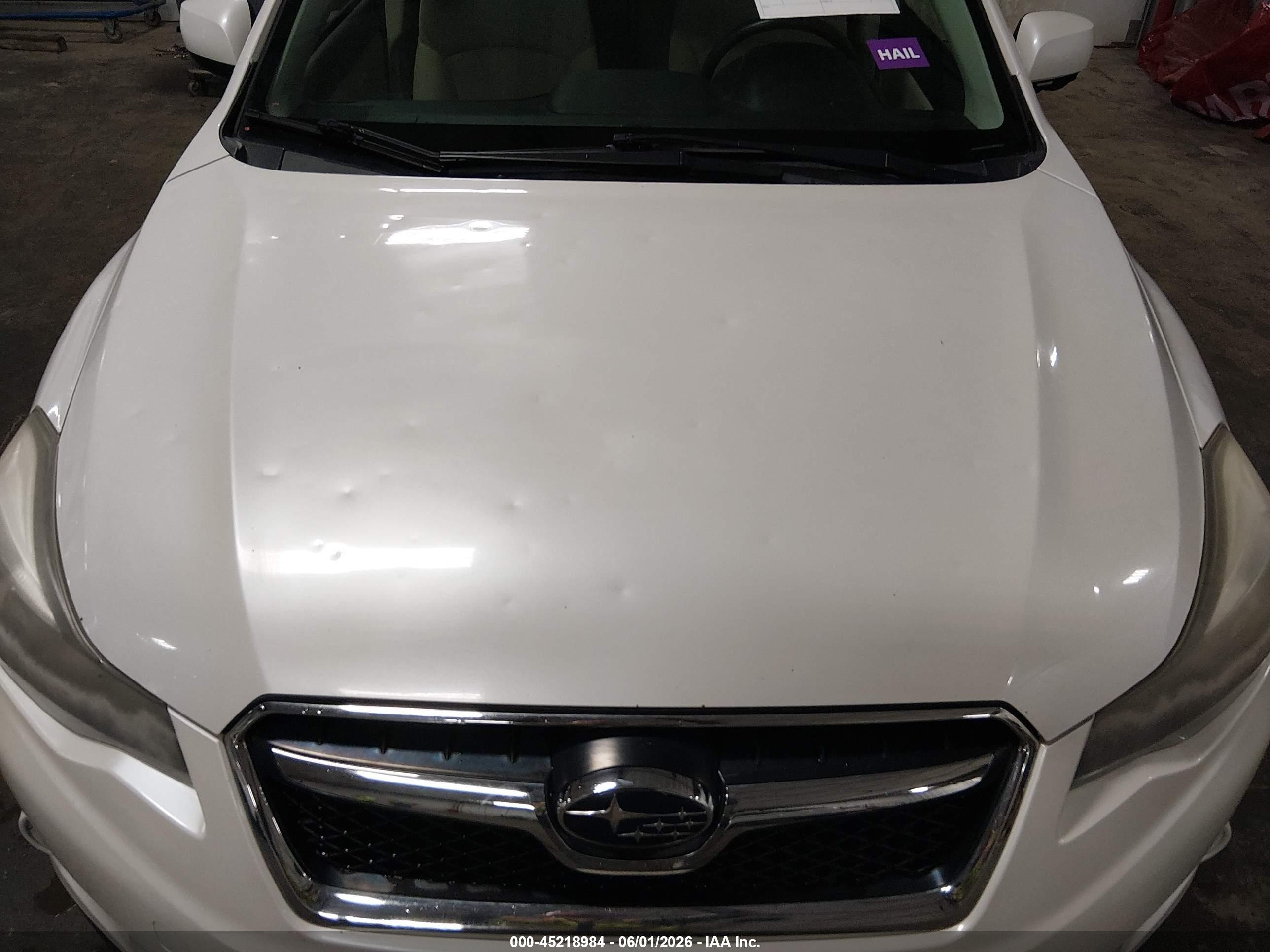 2013 Subaru Xv Crosstrek 2.0i Premium White vin: JF2GPACC7D2855277
