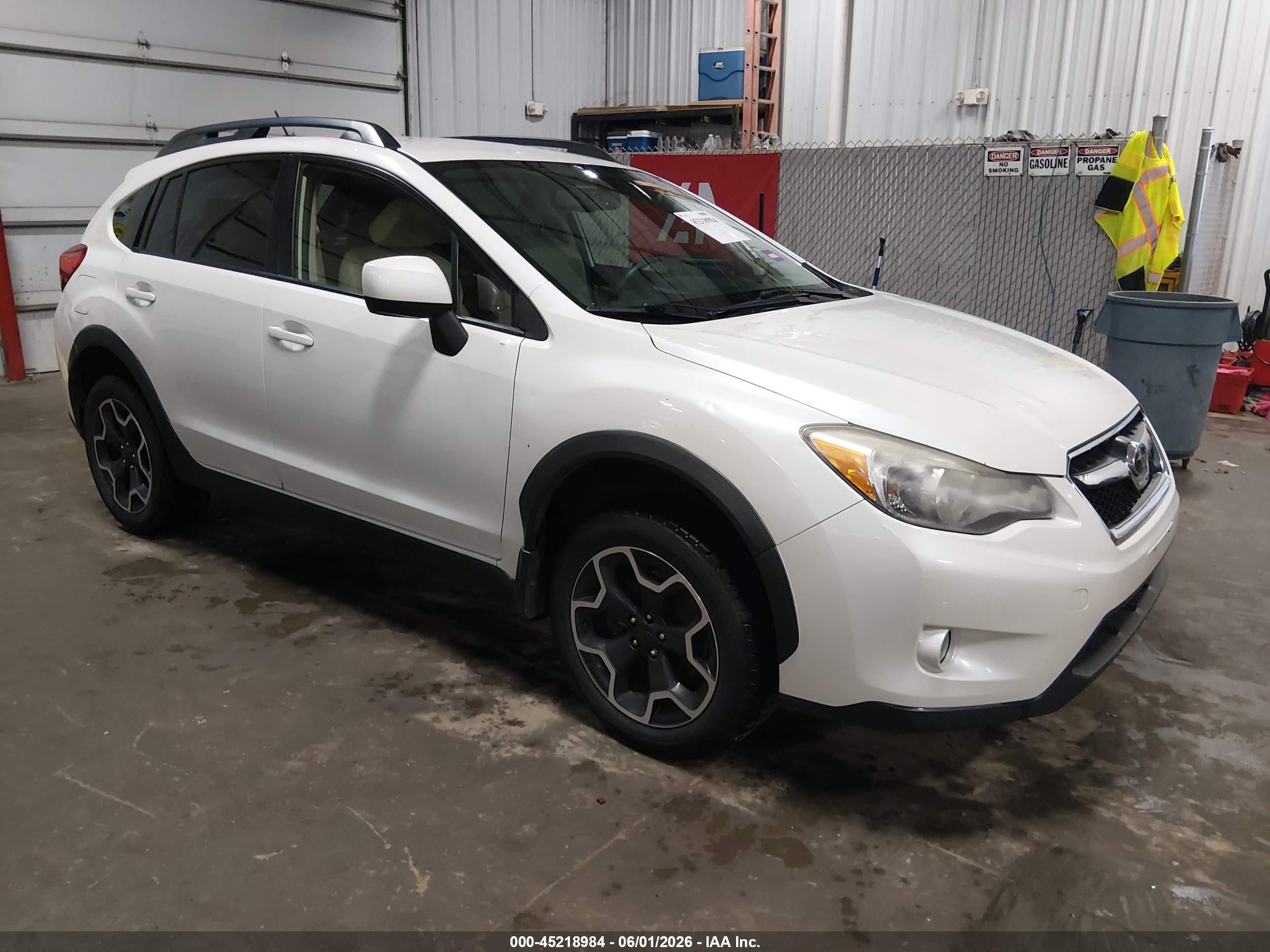 2013 Subaru Xv Crosstrek 2.0i Premium White vin: JF2GPACC7D2855277