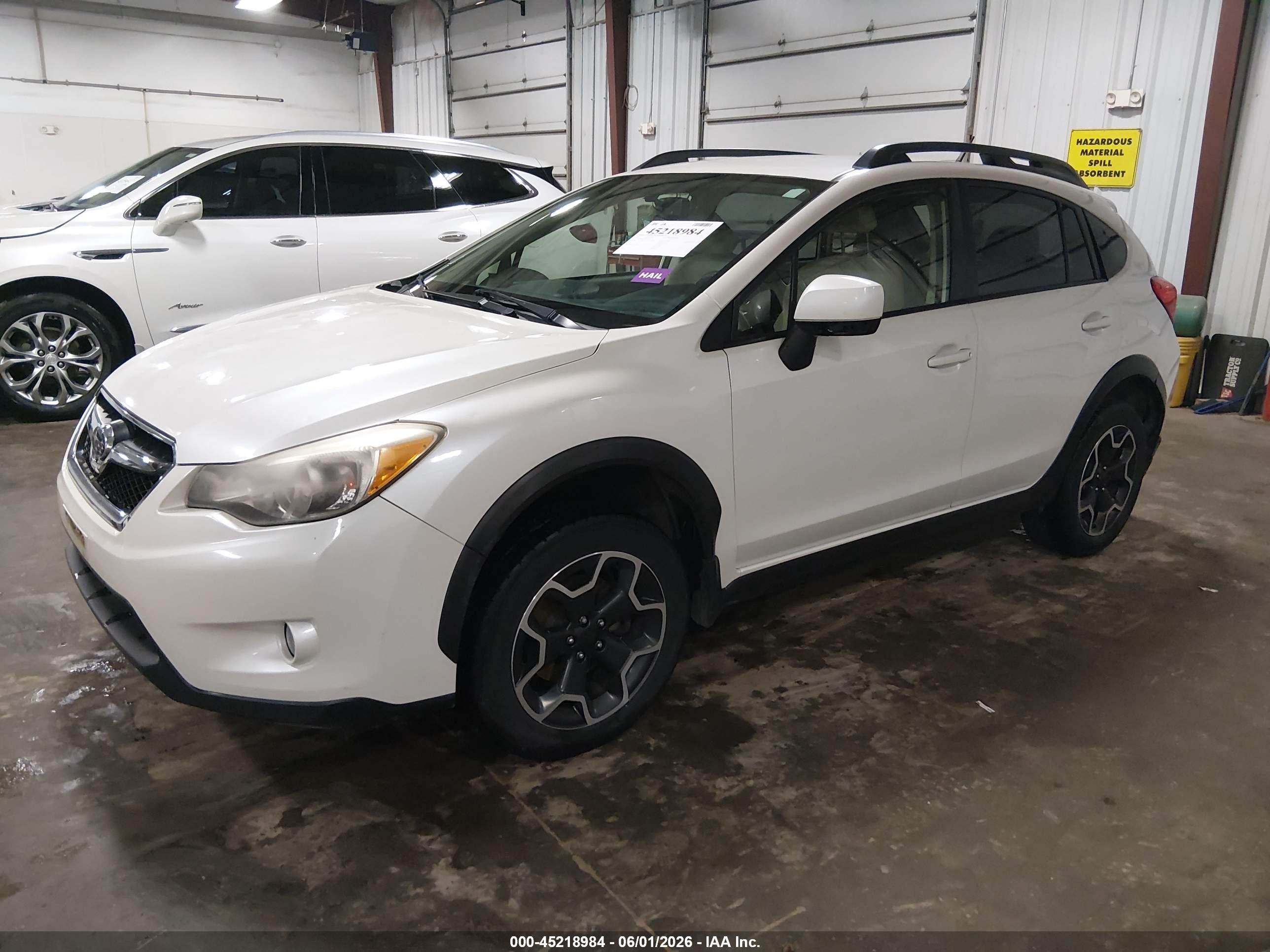 2013 Subaru Xv Crosstrek 2.0i Premium White vin: JF2GPACC7D2855277