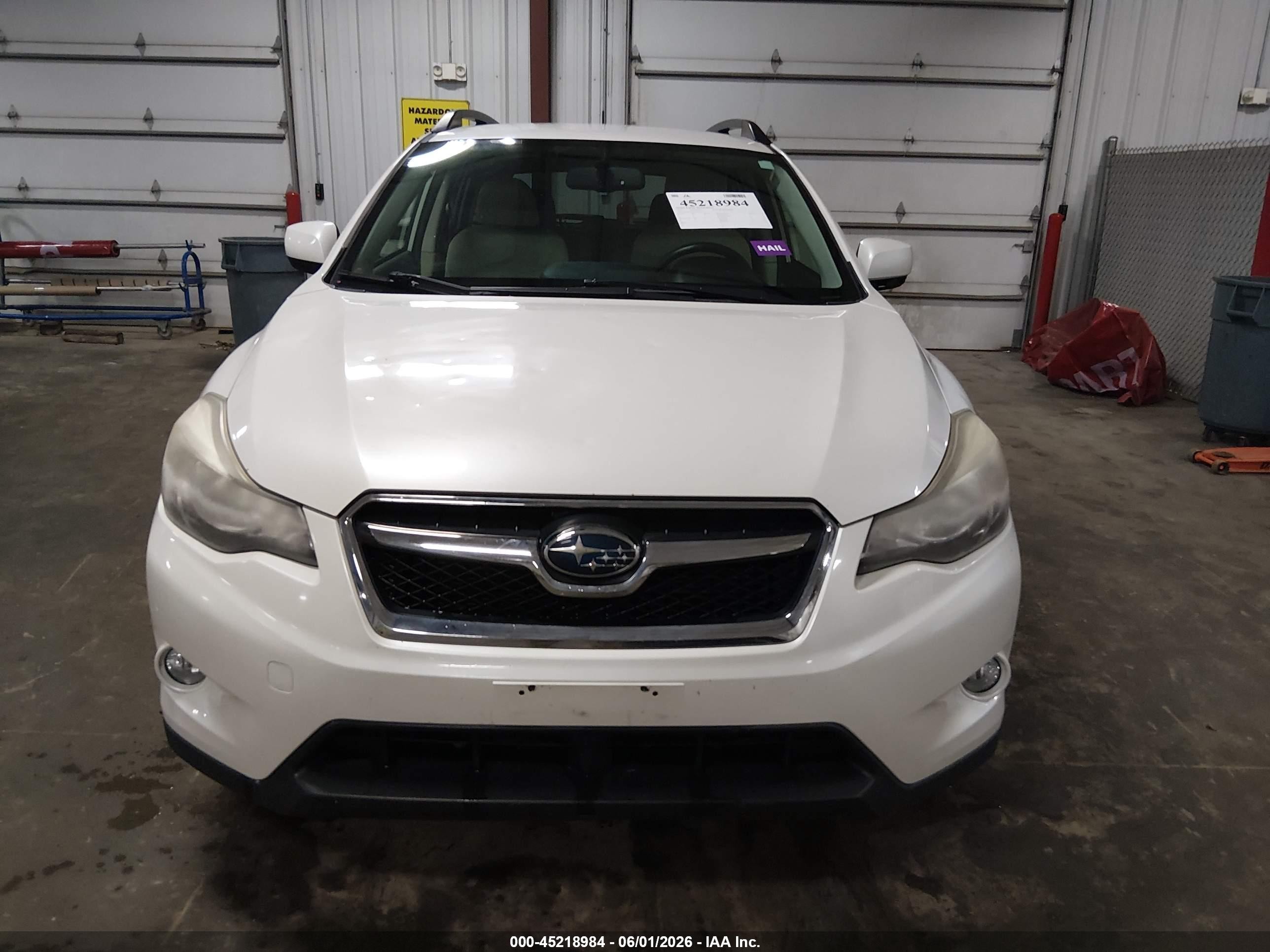 2013 Subaru Xv Crosstrek 2.0i Premium White vin: JF2GPACC7D2855277