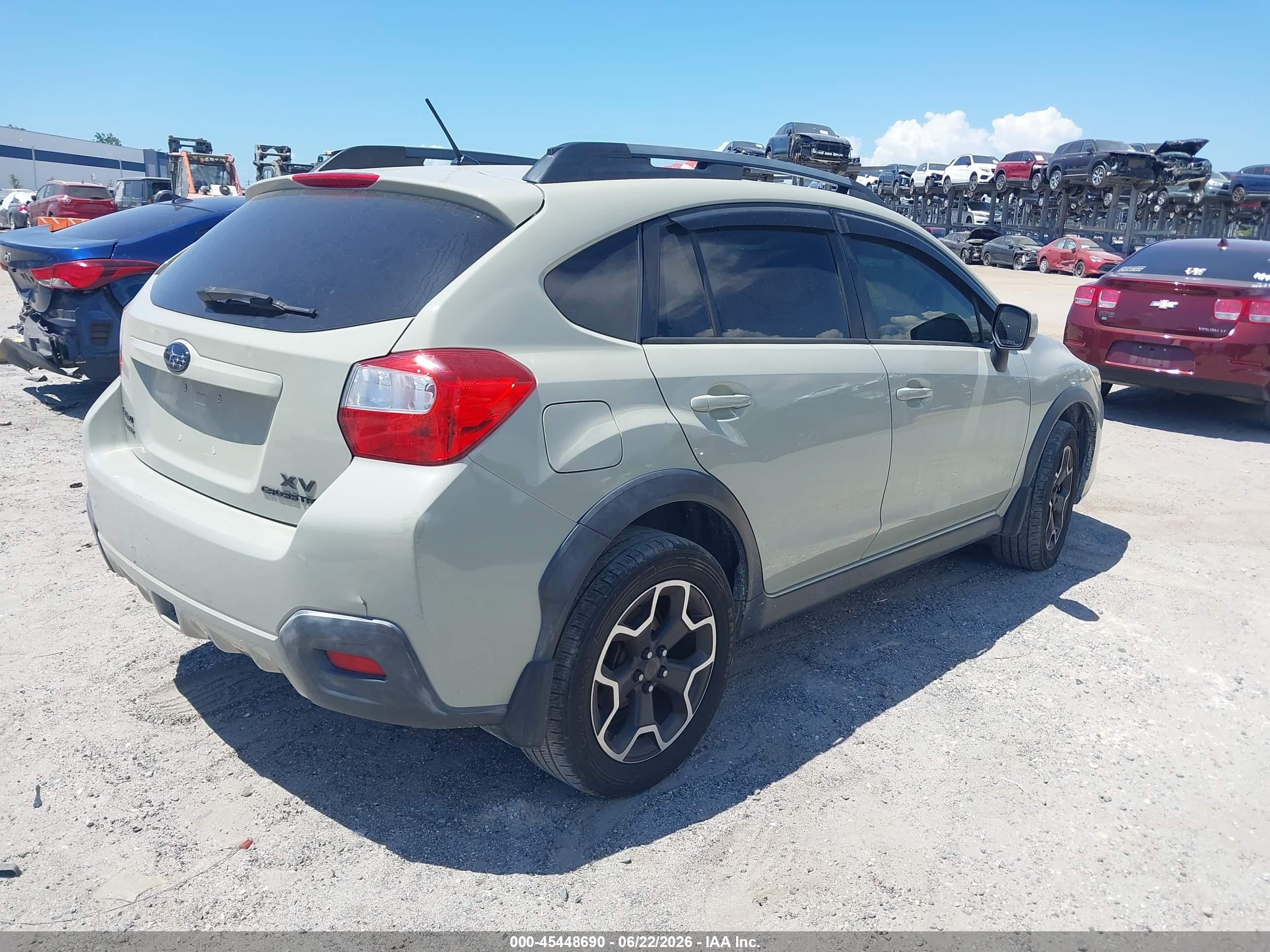 2013 Subaru Xv Crosstrek 2.0i Premium Gray vin: JF2GPACC7DH816055