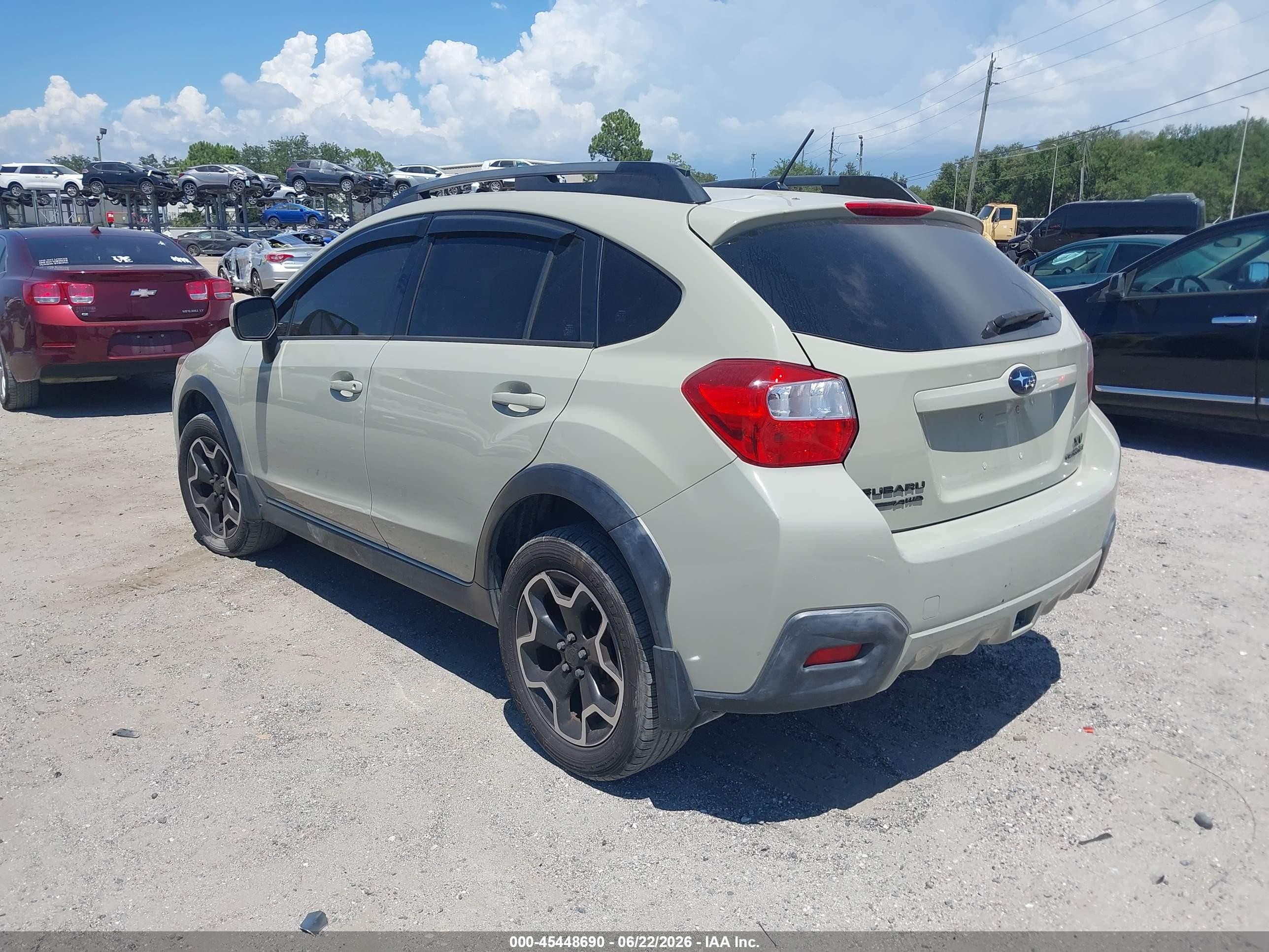 2013 Subaru Xv Crosstrek 2.0i Premium Gray vin: JF2GPACC7DH816055