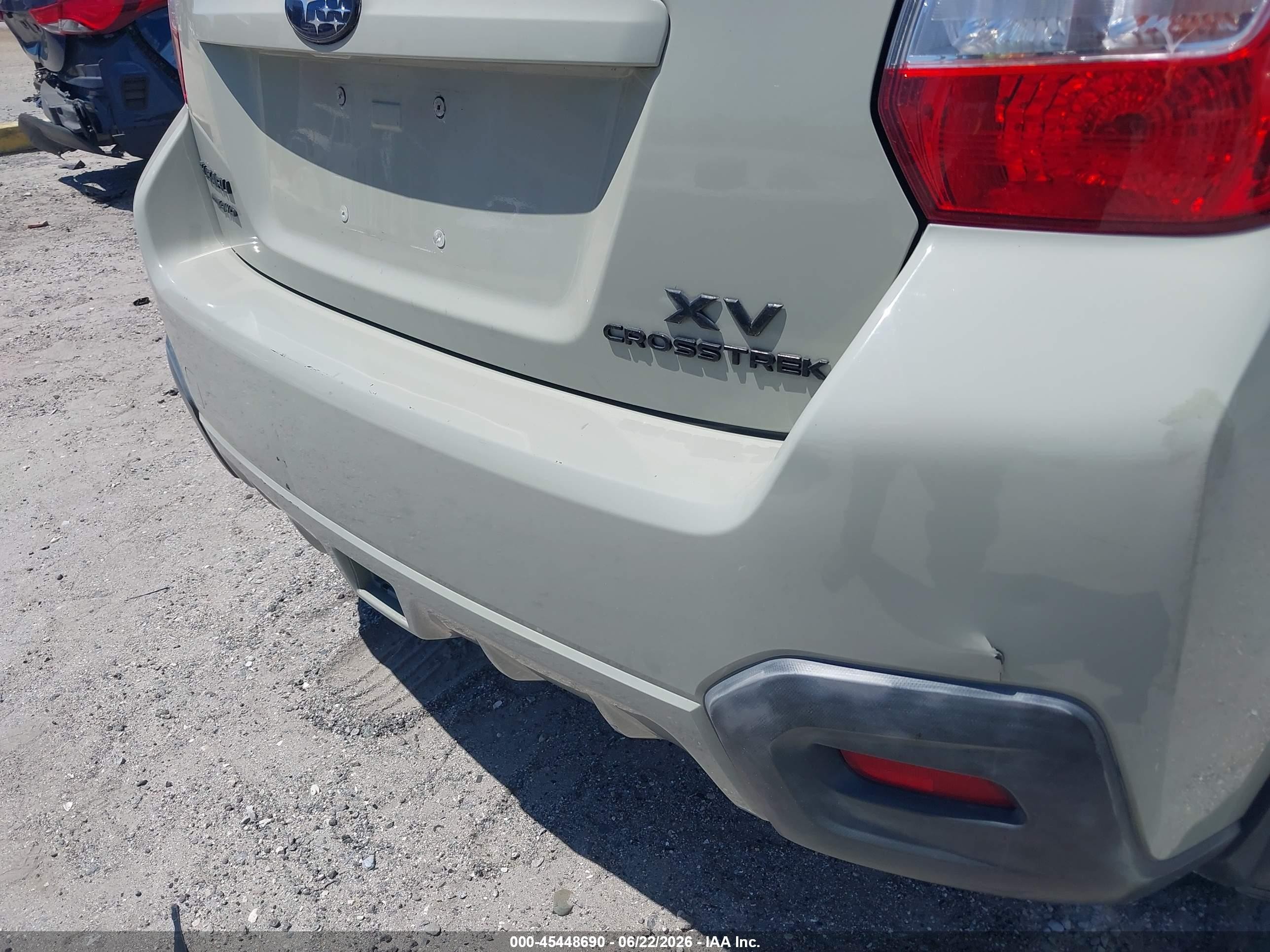 2013 Subaru Xv Crosstrek 2.0i Premium Gray vin: JF2GPACC7DH816055