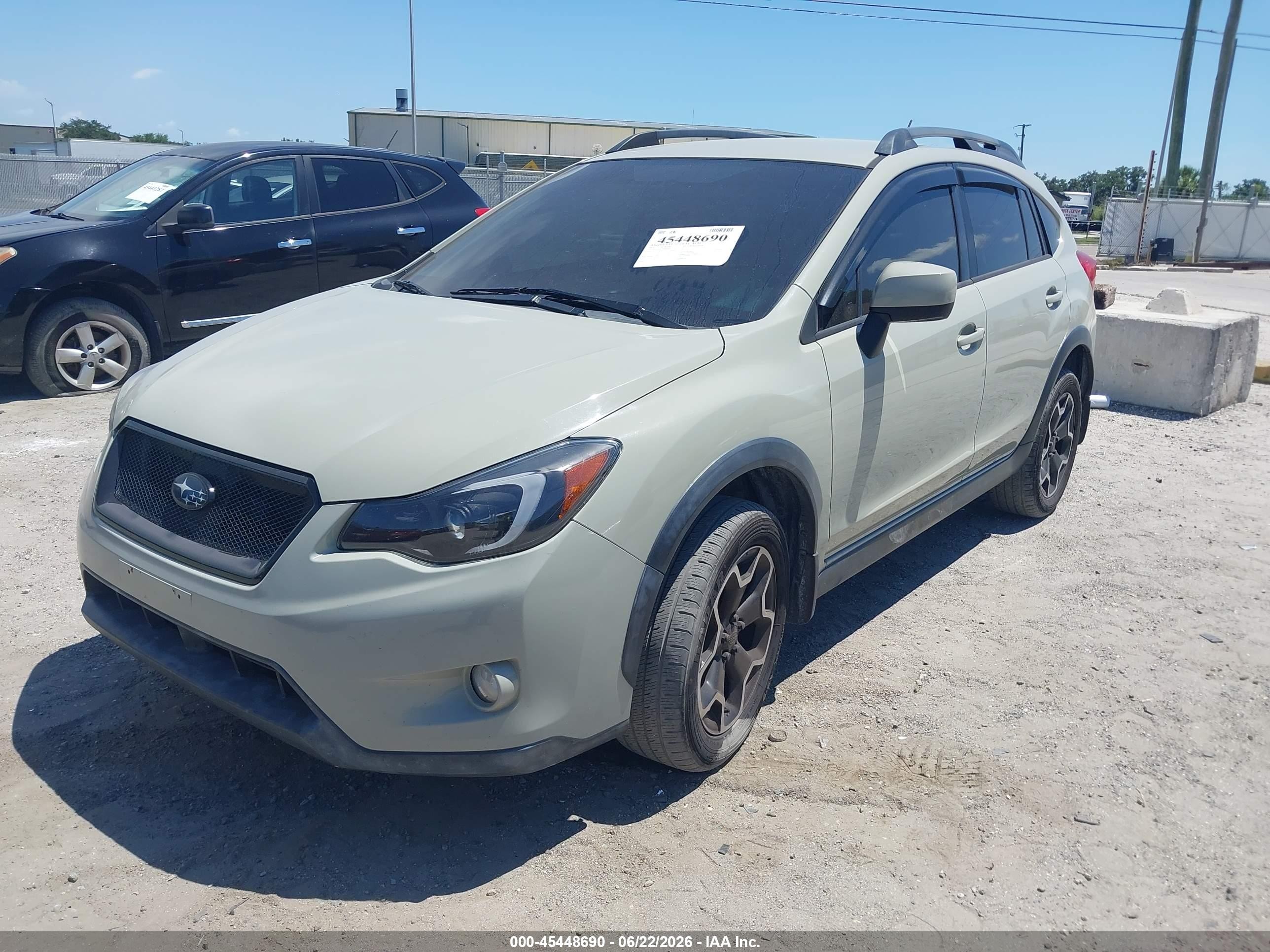 2013 Subaru Xv Crosstrek 2.0i Premium Gray vin: JF2GPACC7DH816055