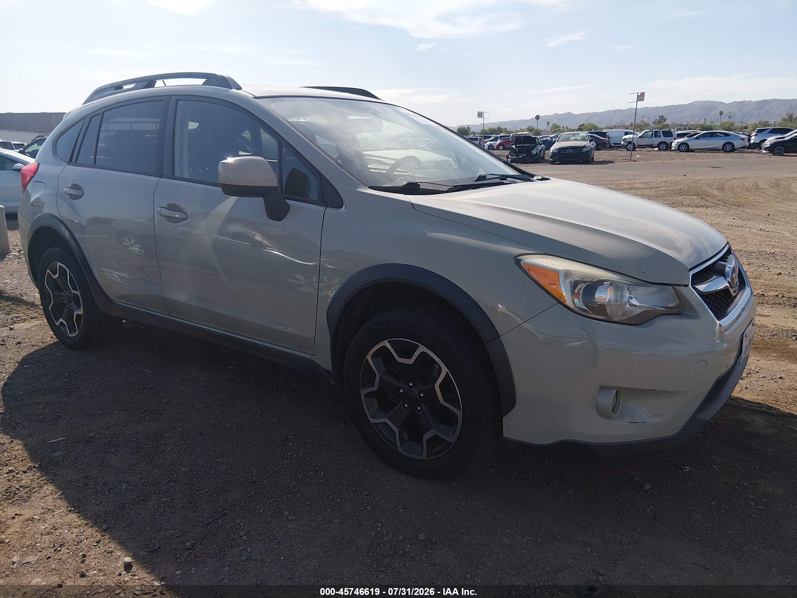 2013 Subaru Xv Crosstrek 2.0i Premium Желто-коричневый vin: JF2GPACC7DH843532