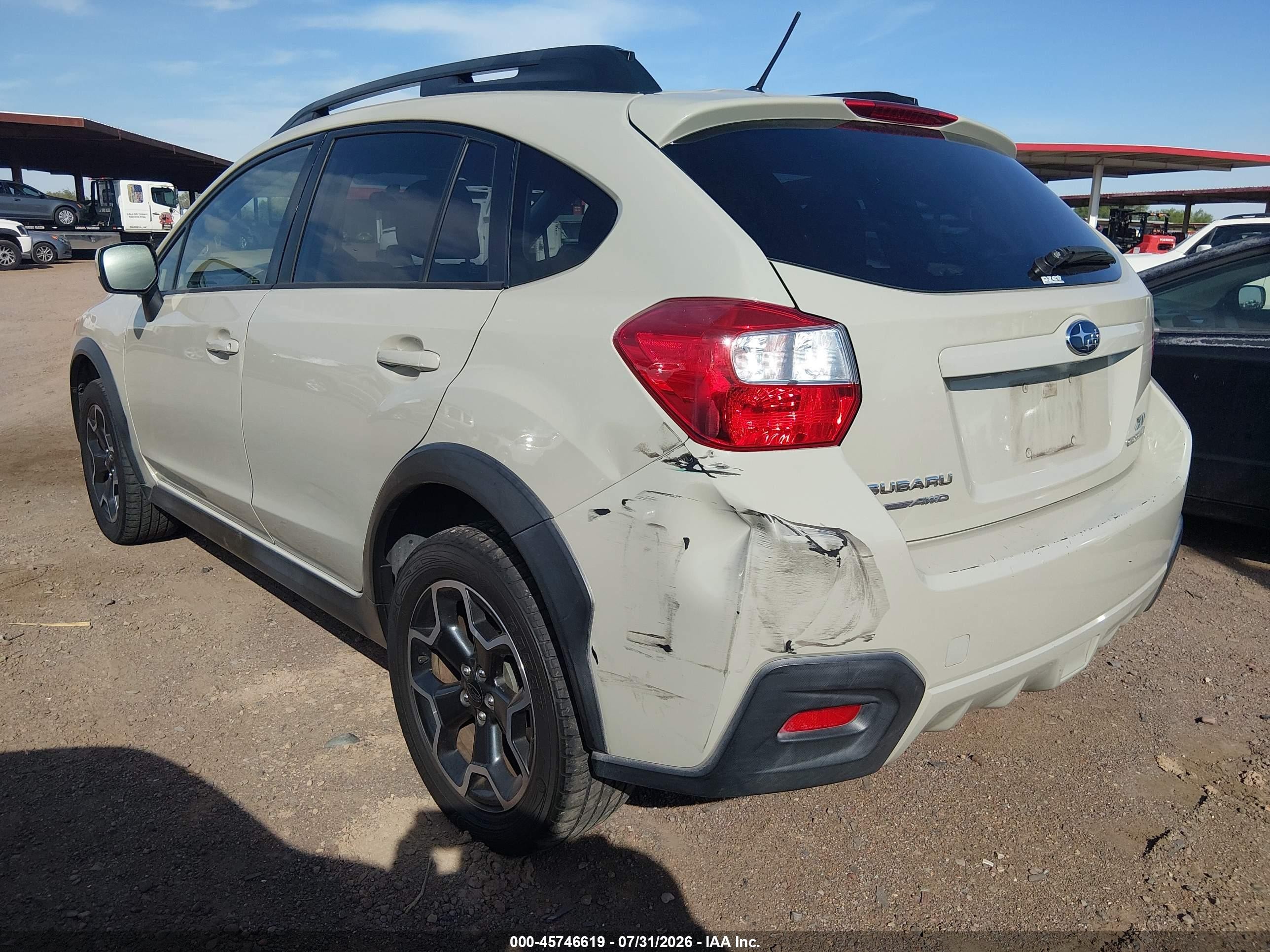 2013 Subaru Xv Crosstrek 2.0i Premium Желто-коричневый vin: JF2GPACC7DH843532