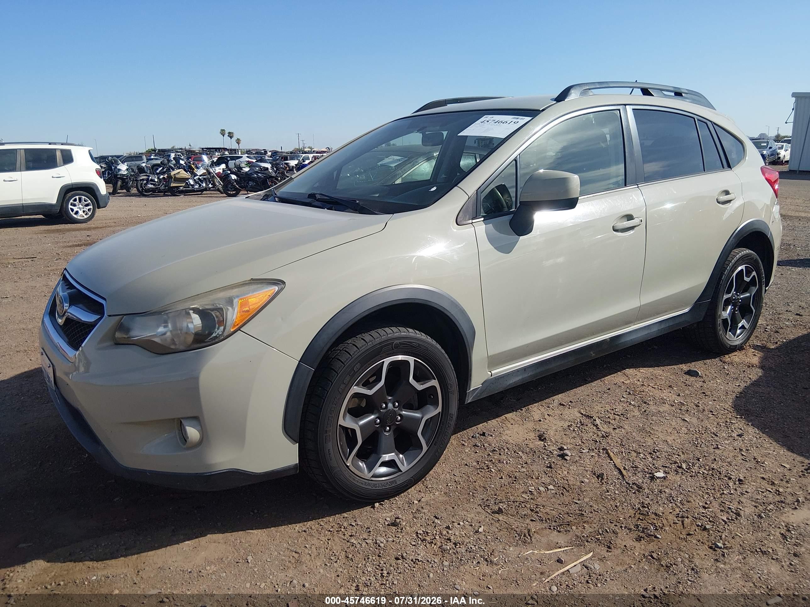 2013 Subaru Xv Crosstrek 2.0i Premium Желто-коричневый vin: JF2GPACC7DH843532