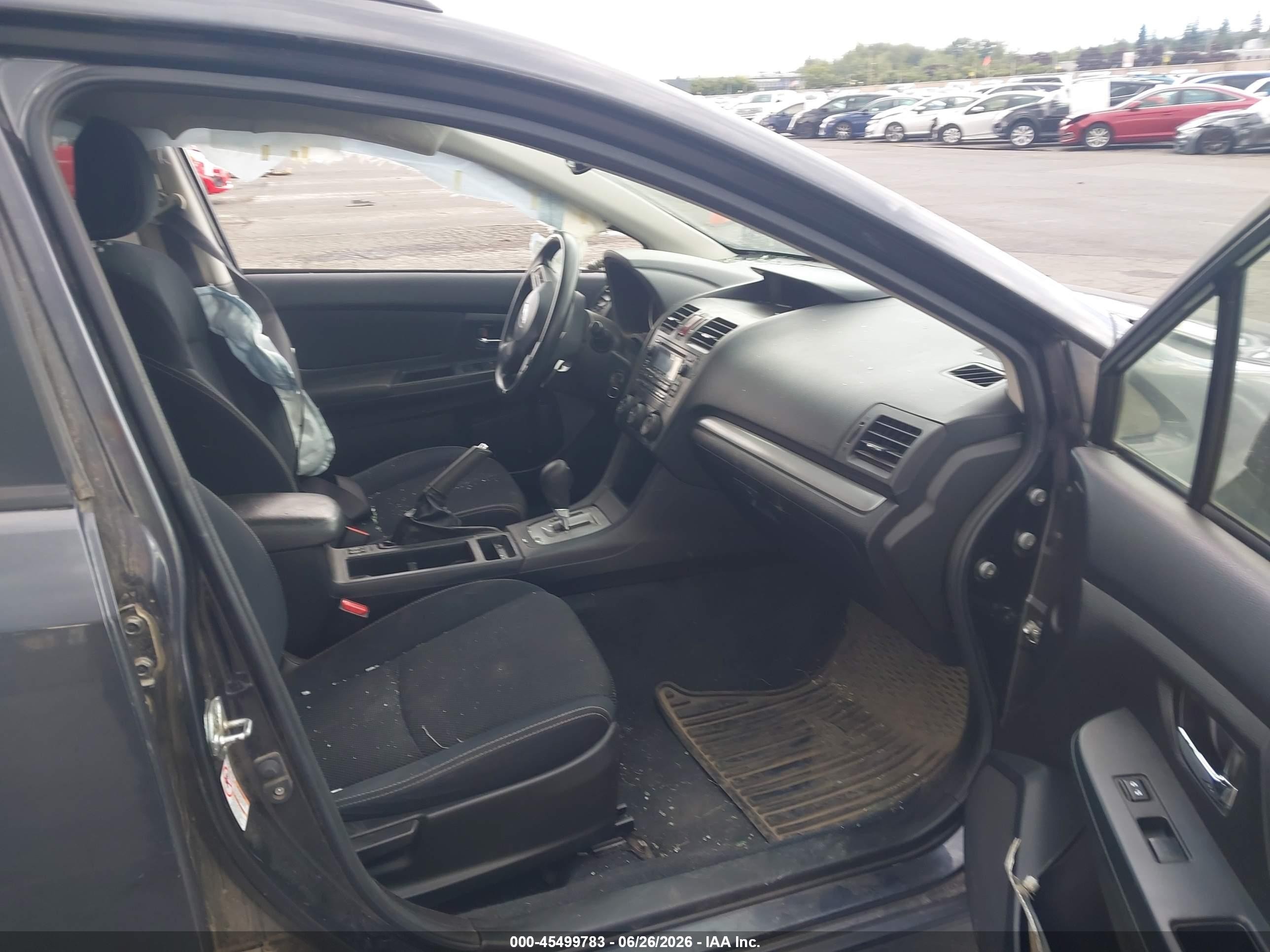 2014 Subaru Xv Crosstrek 2.0i Premium Gray vin: JF2GPACC7E8212619