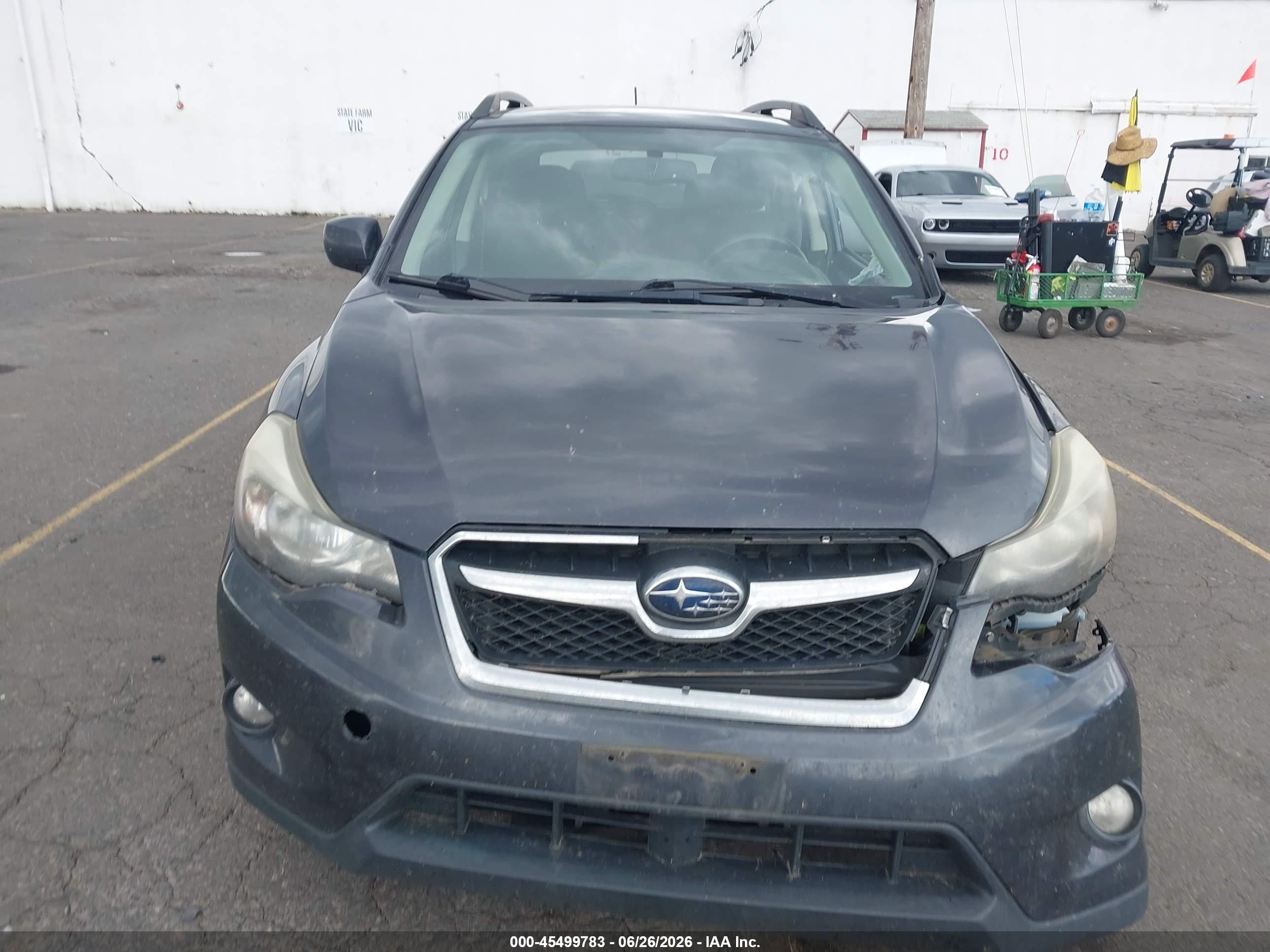 2014 Subaru Xv Crosstrek 2.0i Premium Gray vin: JF2GPACC7E8212619