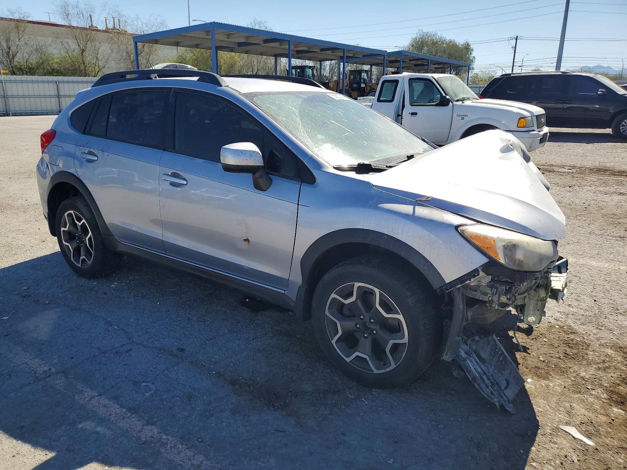 2014 Subaru Xv Crosstrek 2.0 Premium Silver vin: JF2GPACC7E8263215
