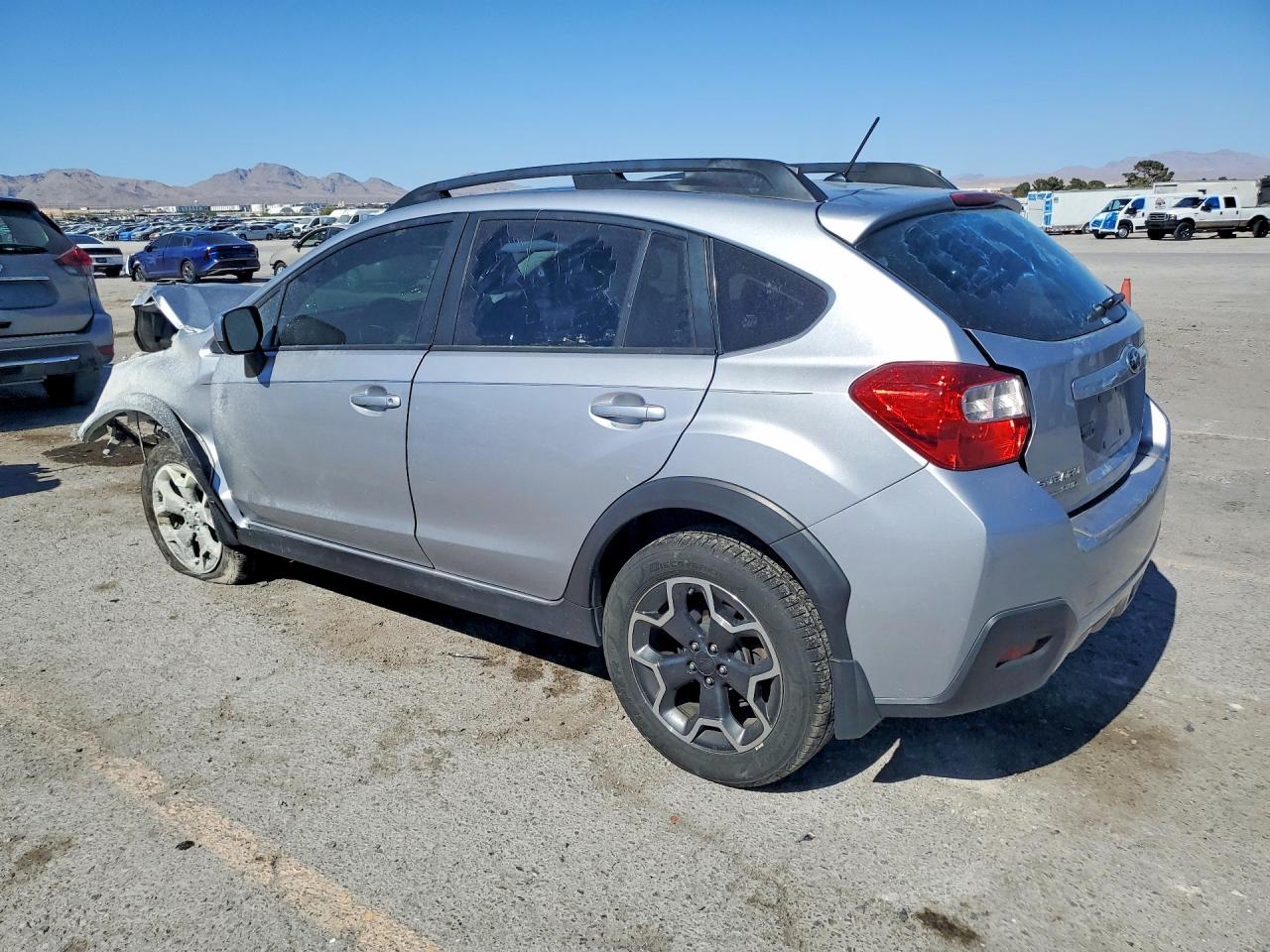2014 Subaru Xv Crosstrek 2.0 Premium Silver vin: JF2GPACC7E8263215