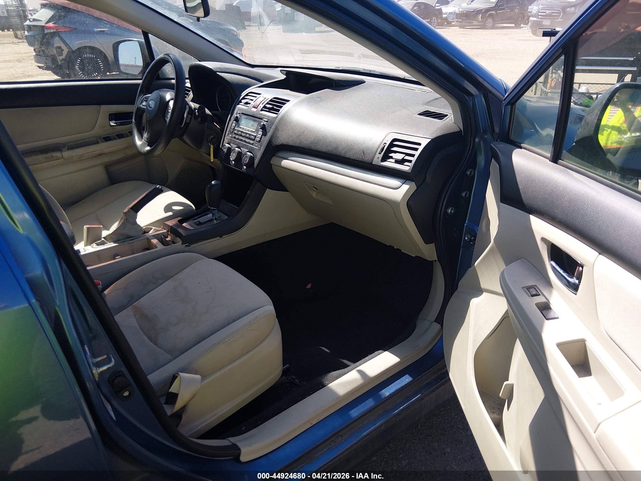 2014 Subaru Xv Crosstrek 2.0i Premium Blue vin: JF2GPACC7E8291502