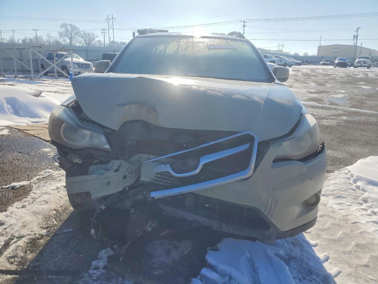 2014 Subaru Xv Crosstrek 2.0 Premium Beige vin: JF2GPACC7E8296148