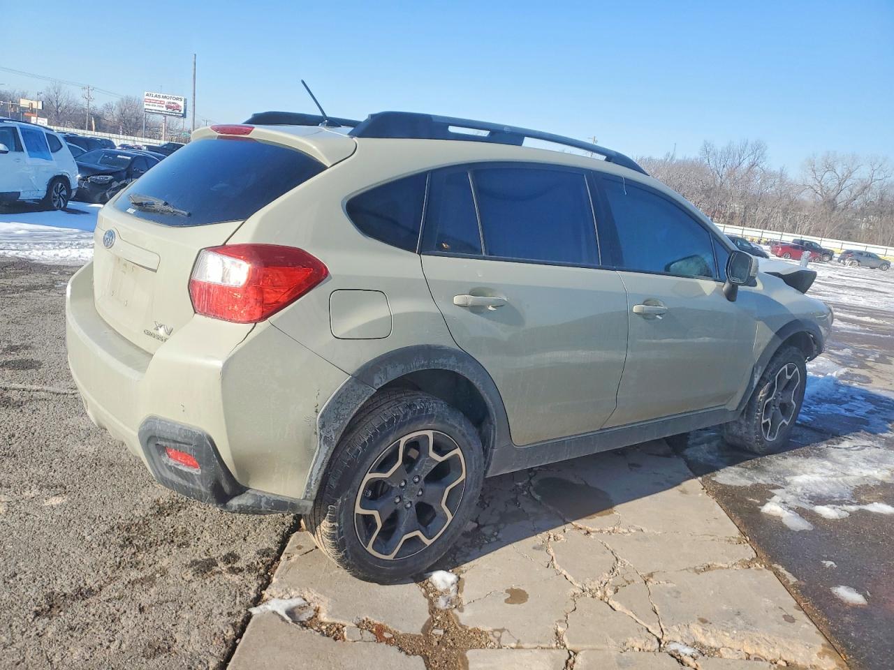 2014 Subaru Xv Crosstrek 2.0 Premium Beige vin: JF2GPACC7E8296148