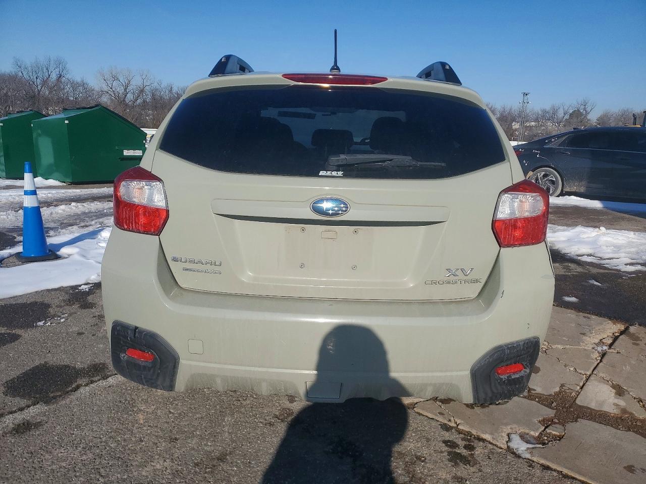 2014 Subaru Xv Crosstrek 2.0 Premium Beige vin: JF2GPACC7E8296148