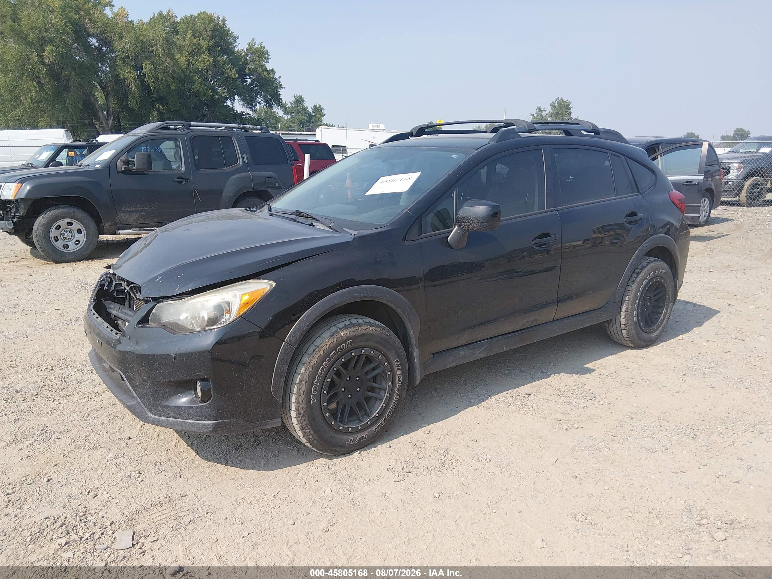 2014 Subaru Xv Crosstrek 2.0i Premium Черный vin: JF2GPACC7E8325521
