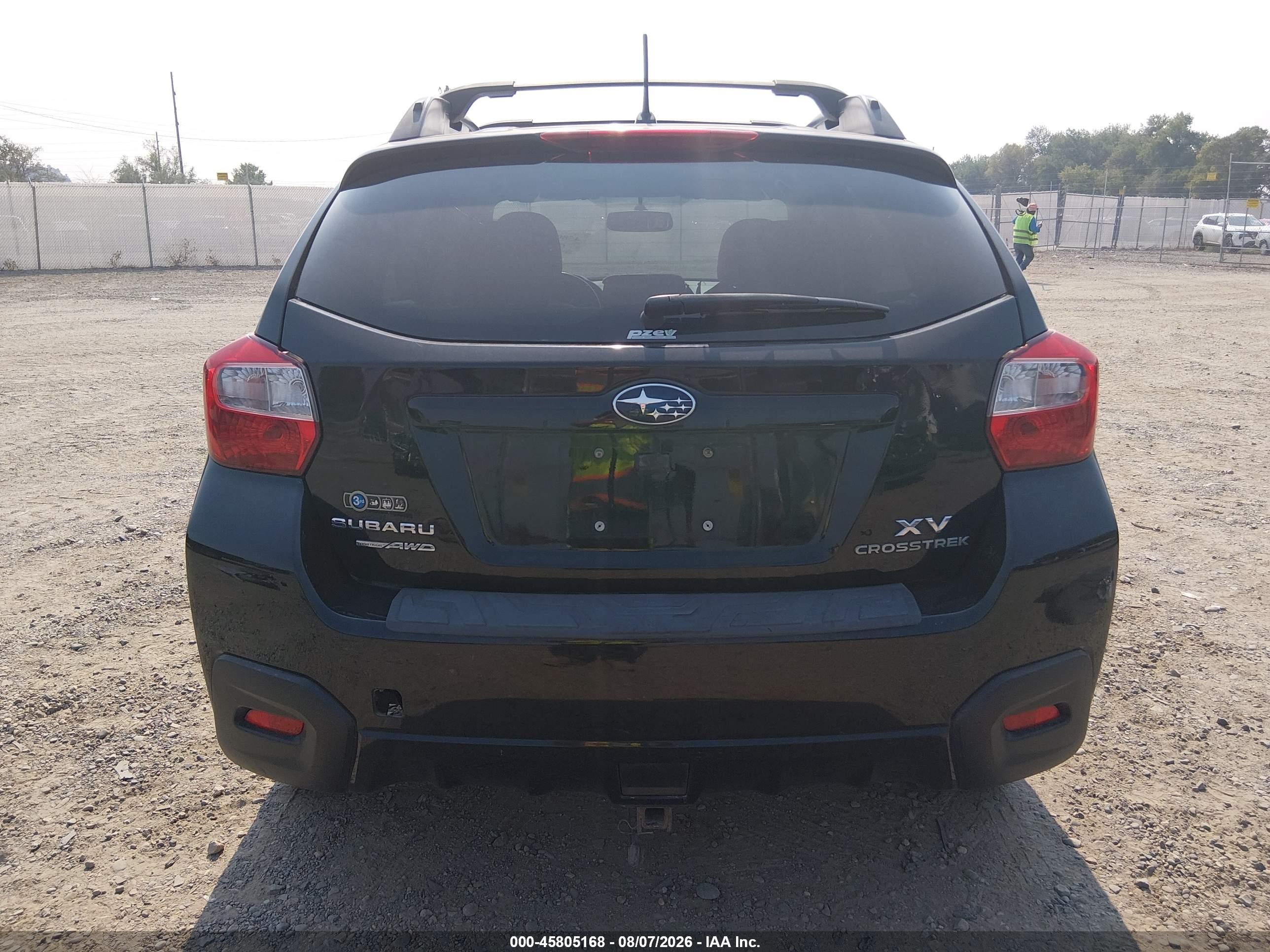 2014 Subaru Xv Crosstrek 2.0i Premium Черный vin: JF2GPACC7E8325521