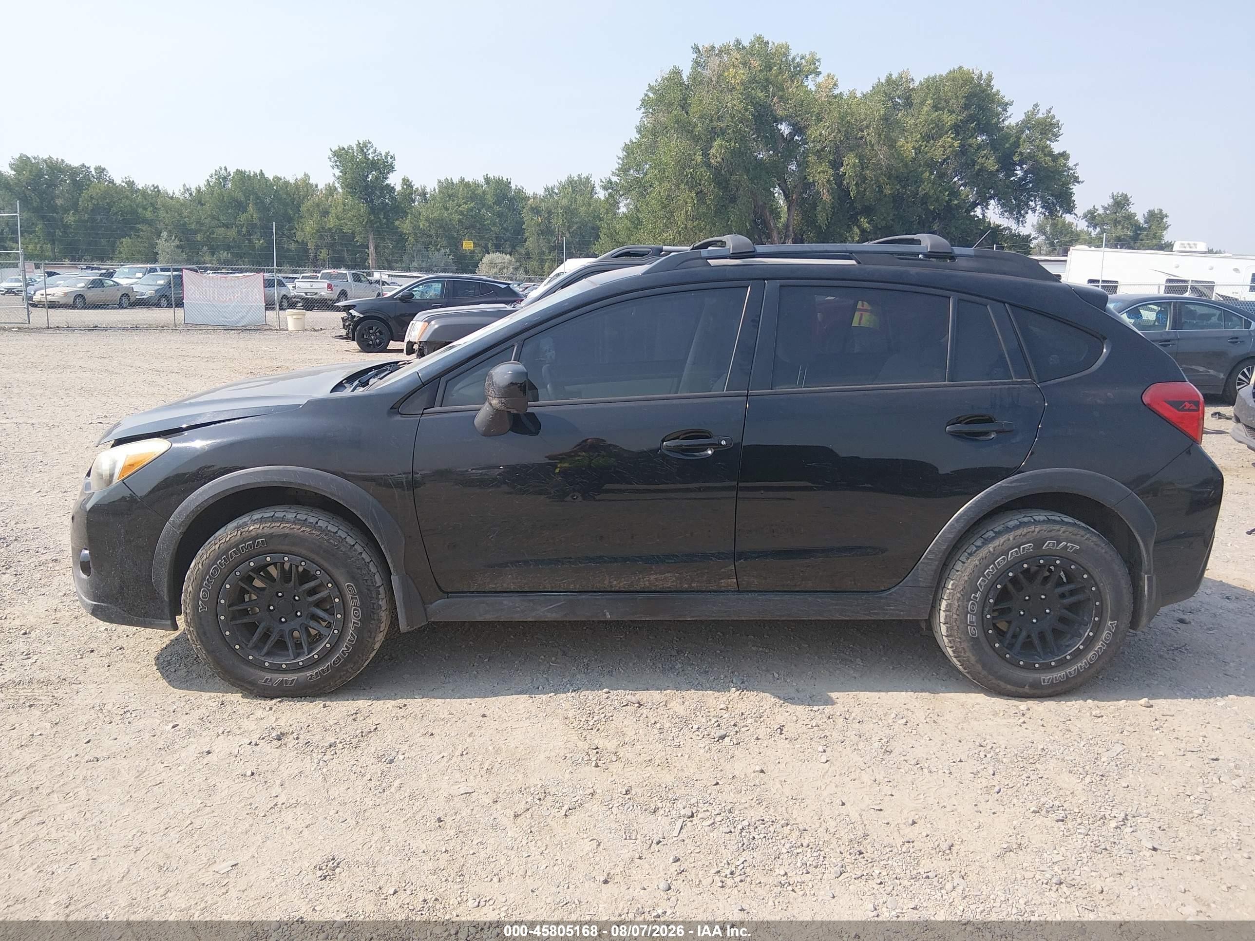2014 Subaru Xv Crosstrek 2.0i Premium Черный vin: JF2GPACC7E8325521