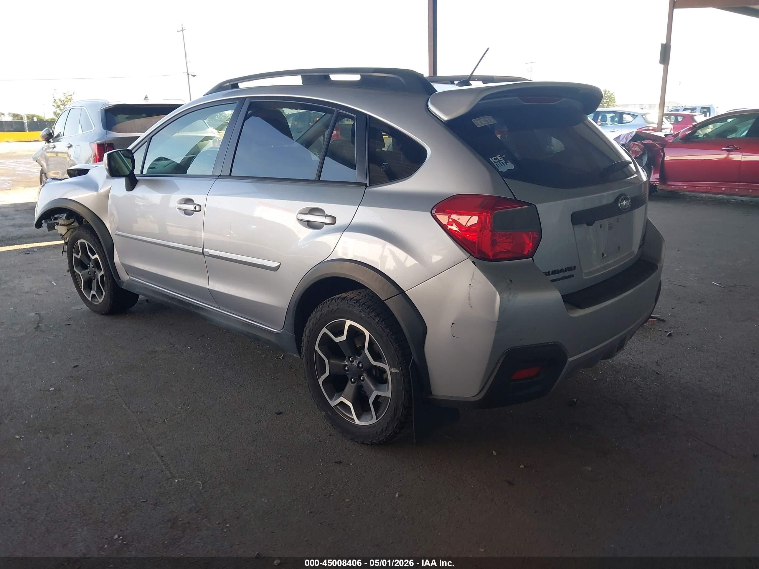 2014 Subaru Xv Crosstrek 2.0i Premium Silver vin: JF2GPACC7E9280655