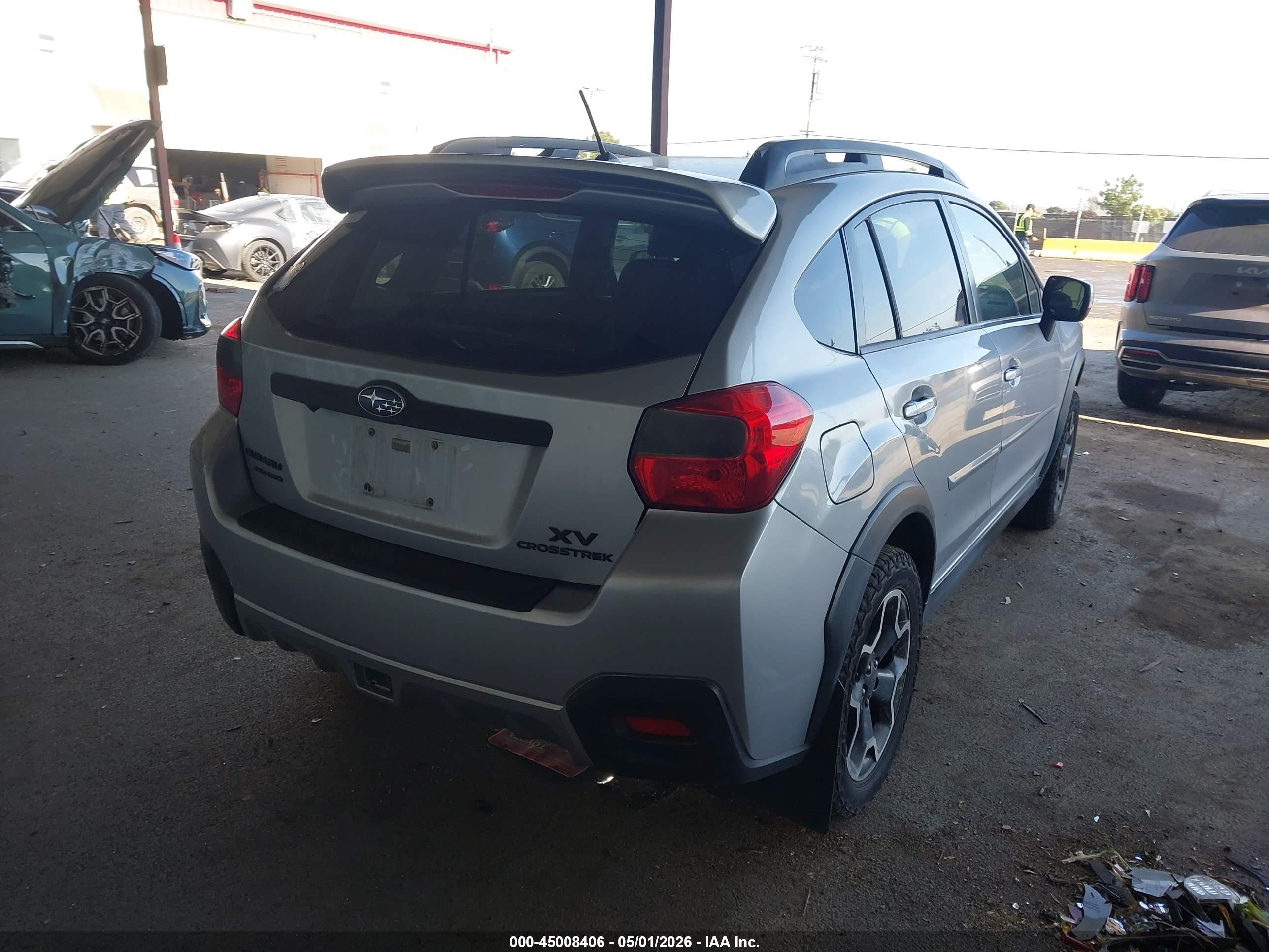 2014 Subaru Xv Crosstrek 2.0i Premium Silver vin: JF2GPACC7E9280655
