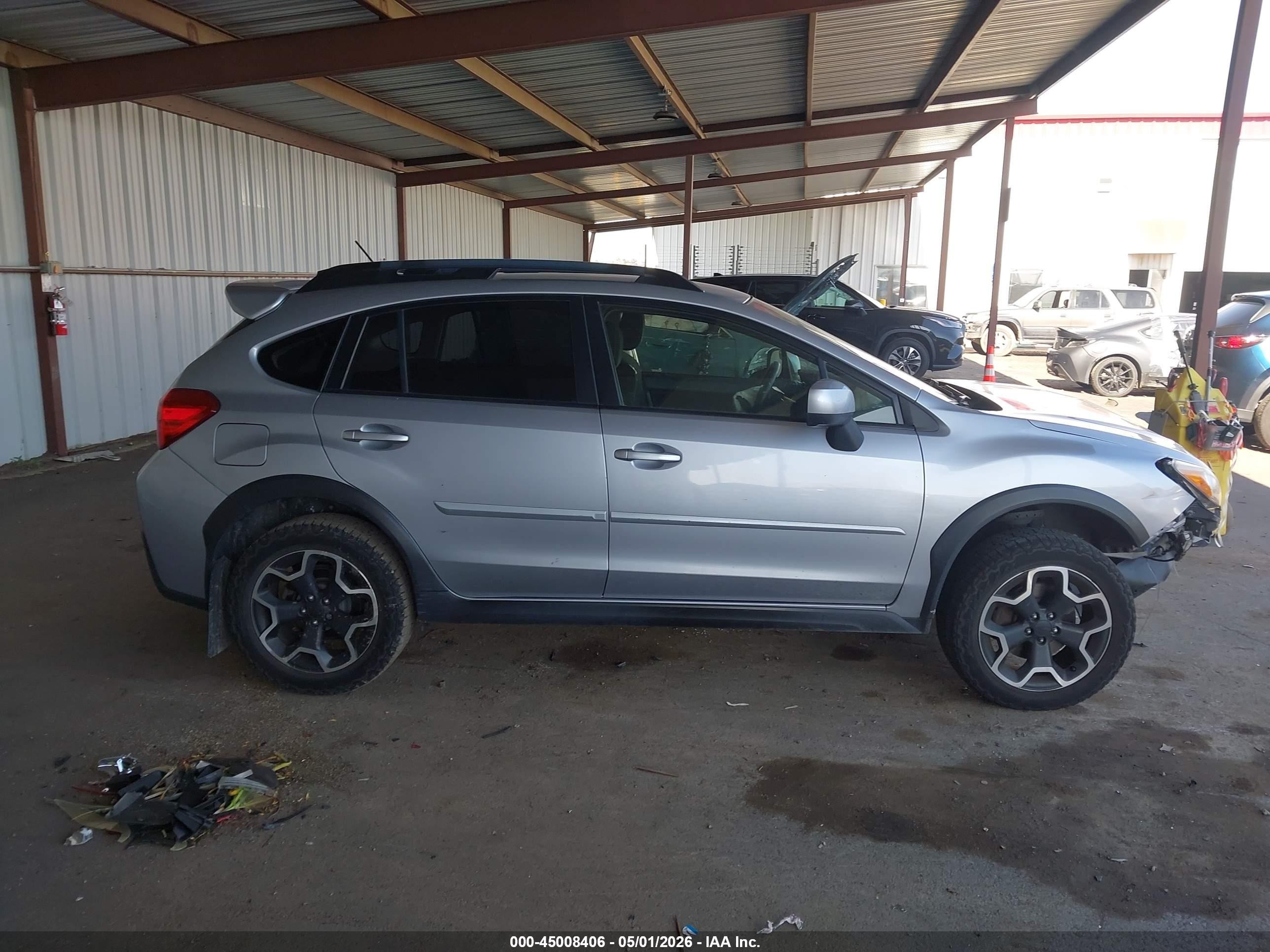 2014 Subaru Xv Crosstrek 2.0i Premium Silver vin: JF2GPACC7E9280655