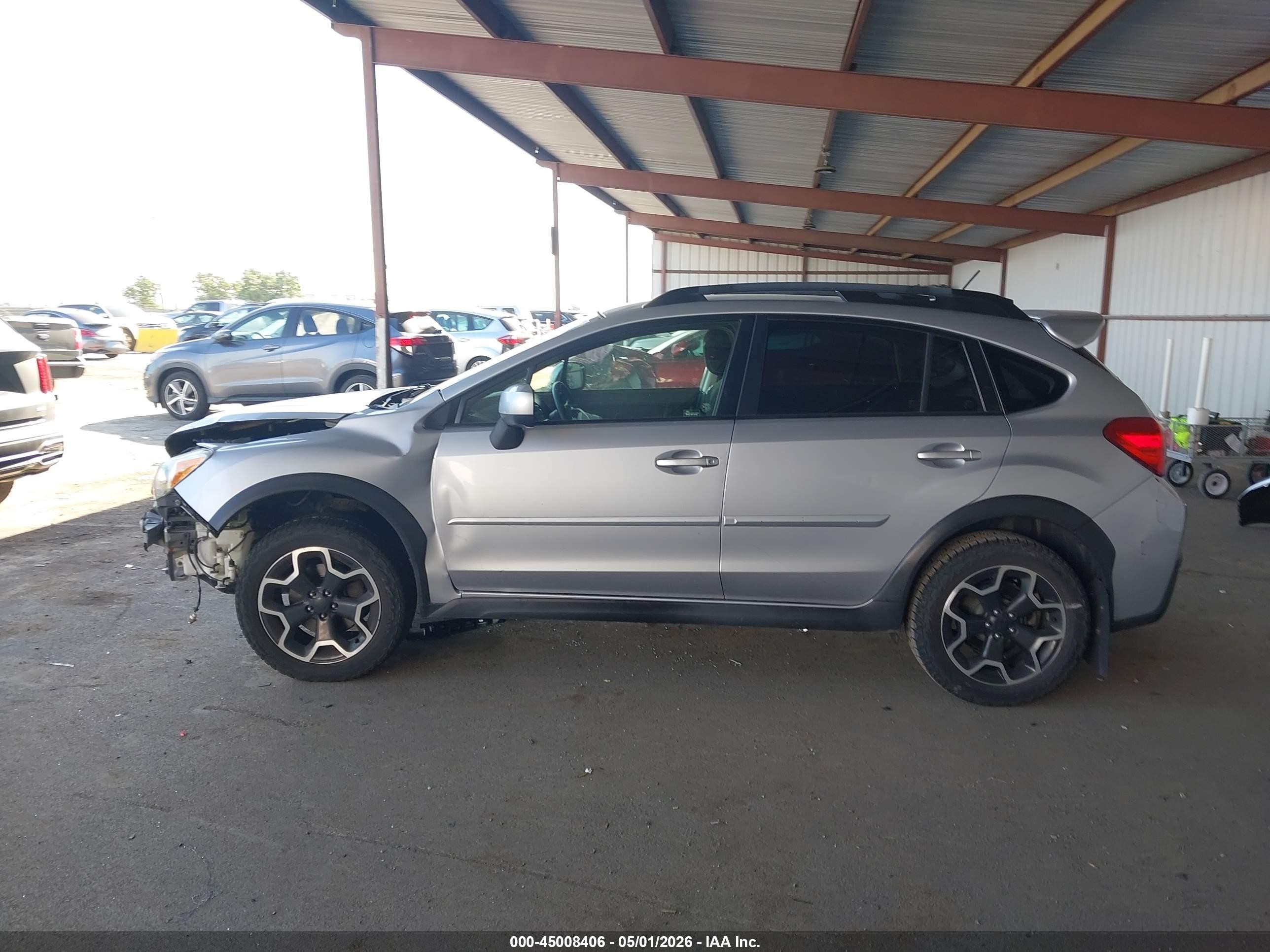 2014 Subaru Xv Crosstrek 2.0i Premium Silver vin: JF2GPACC7E9280655