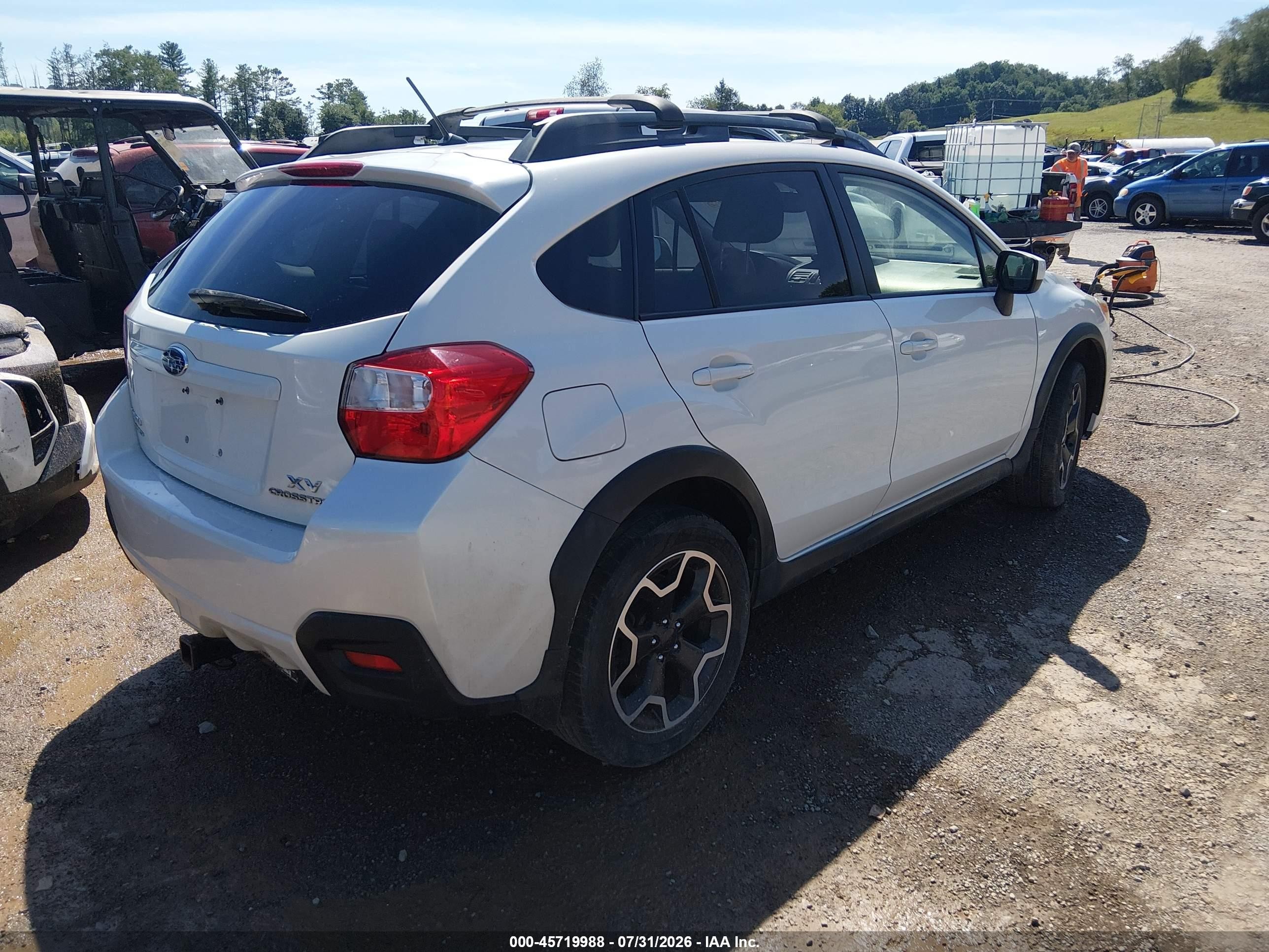 2015 Subaru Xv Crosstrek 2.0i Premium White vin: JF2GPACC7F8215733