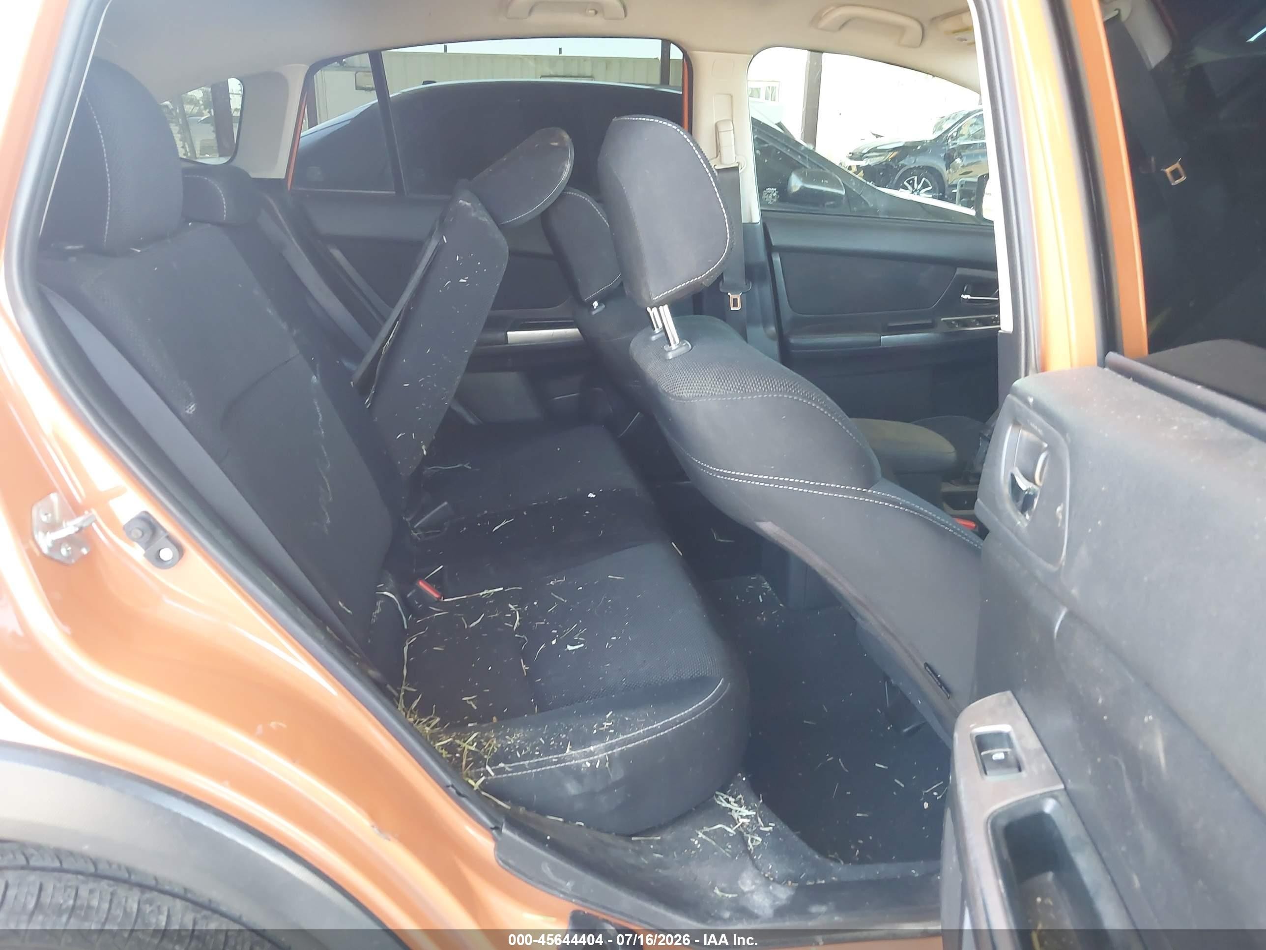 2015 Subaru Xv Crosstrek 2.0i Premium Orange vin: JF2GPACC7F8249722