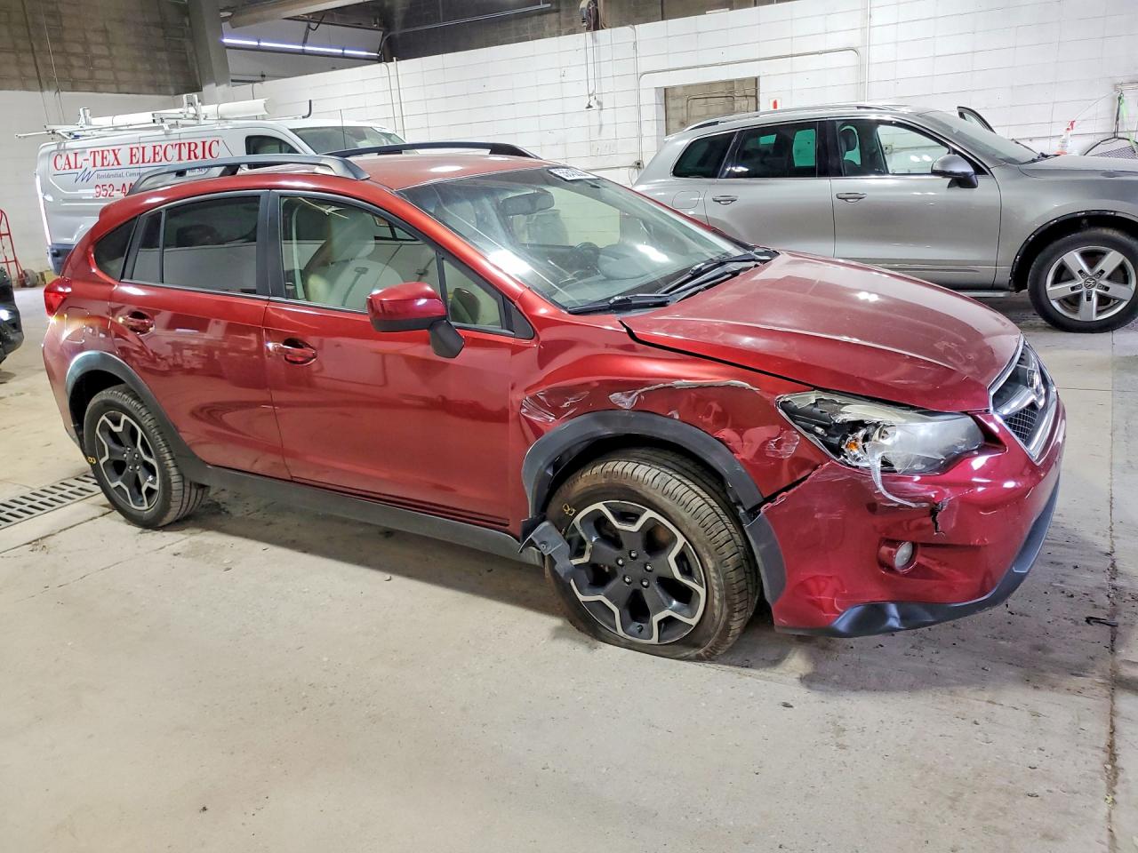 2015 Subaru Xv Crosstrek 2.0 Premium Burgundy vin: JF2GPACC7F8267170