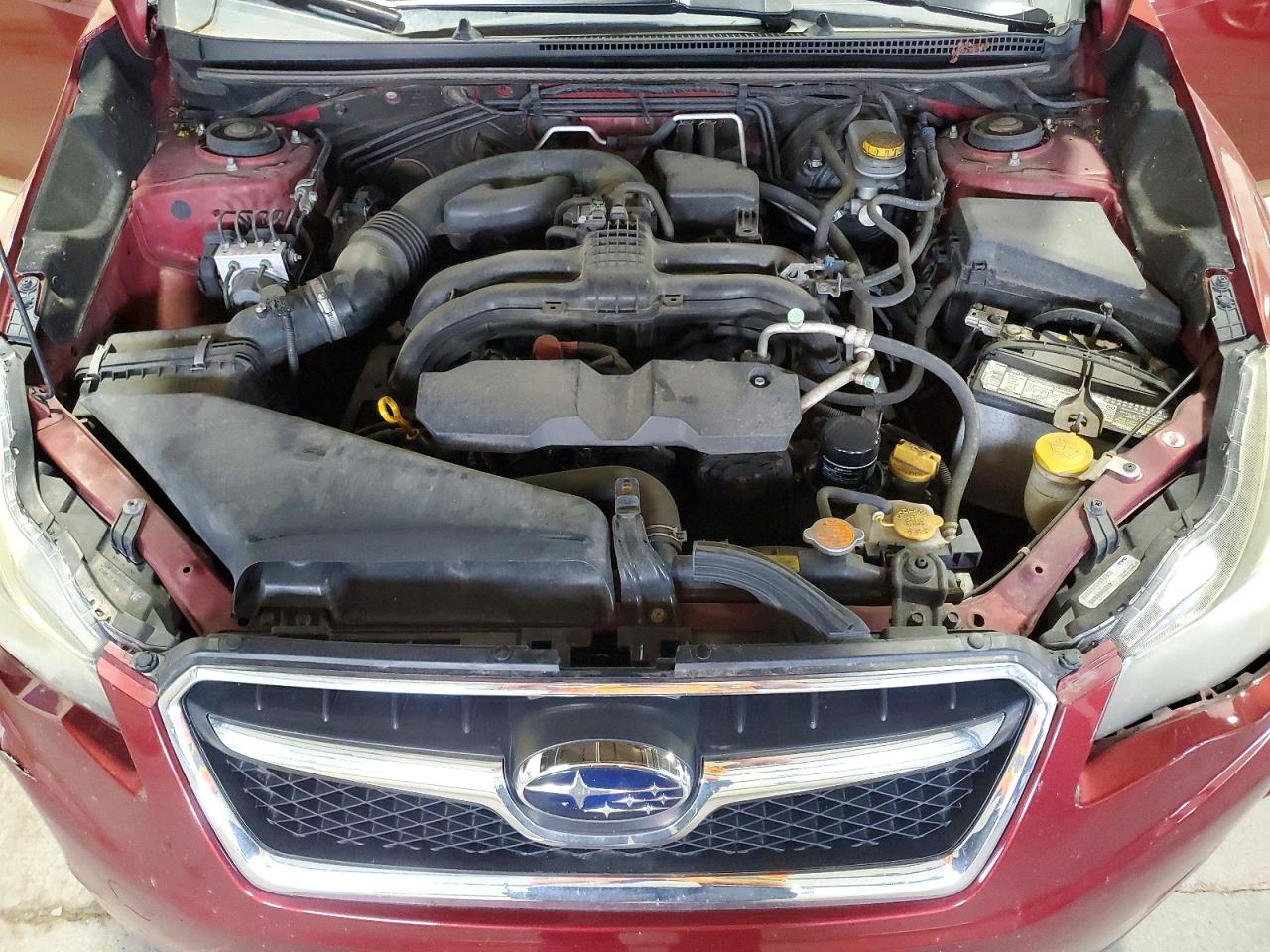 2015 Subaru Xv Crosstrek 2.0 Premium Burgundy vin: JF2GPACC7F8267170