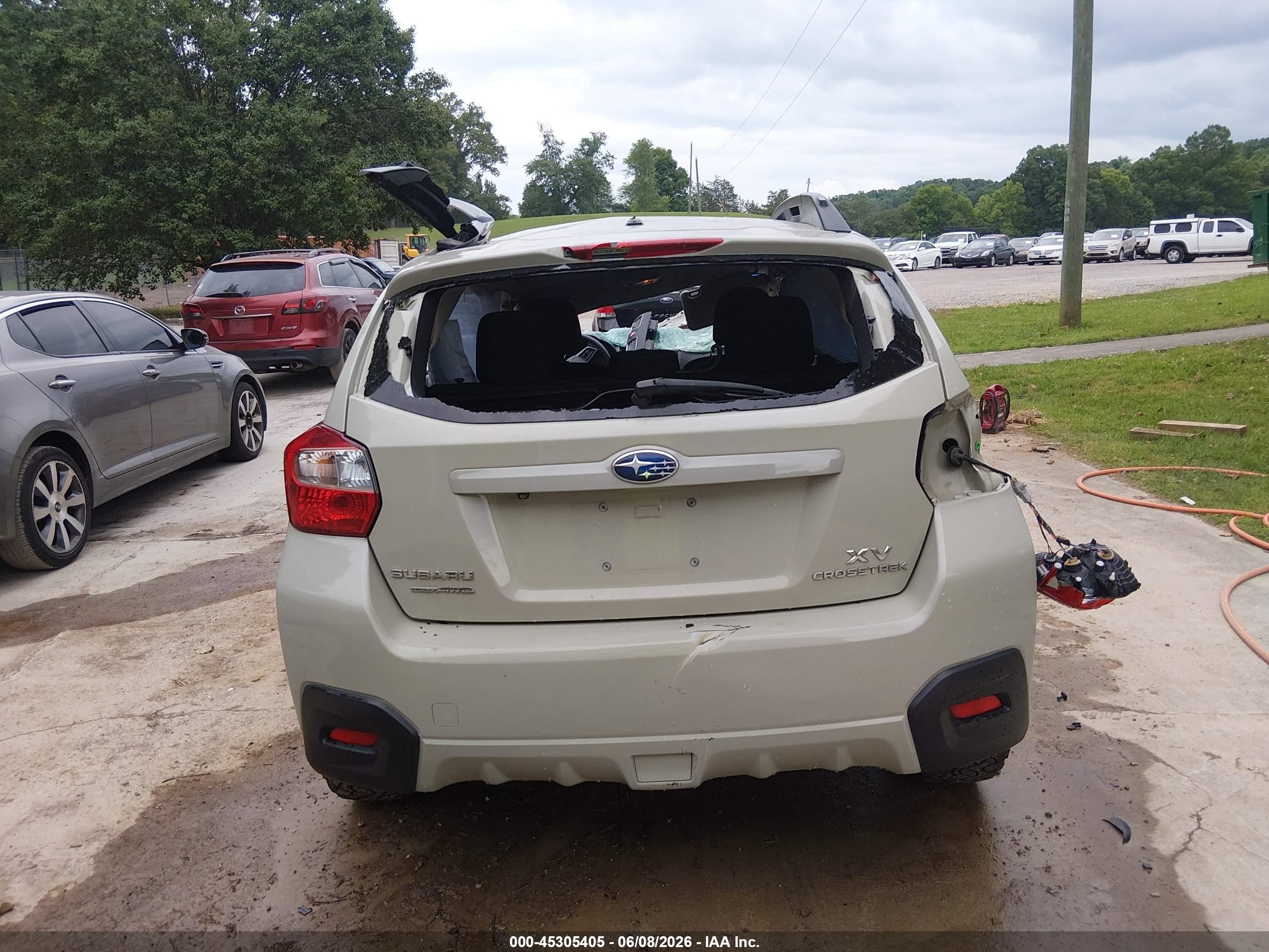 2015 Subaru Xv Crosstrek 2.0i Premium Beige vin: JF2GPACC7F8272031