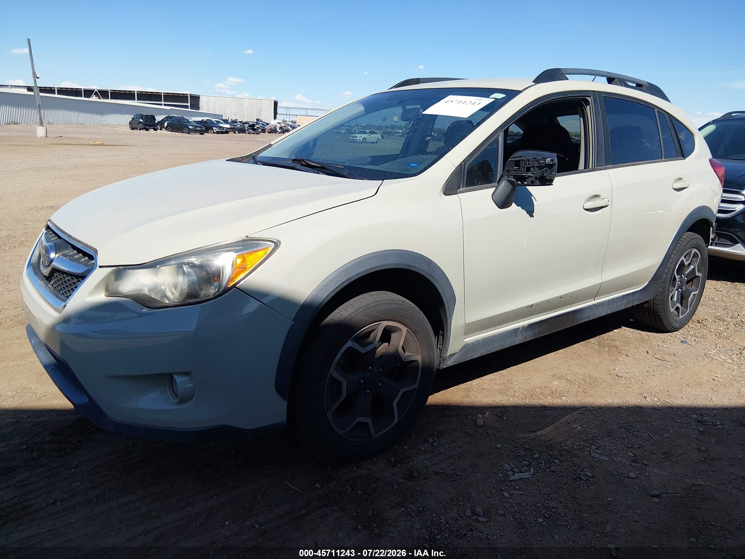 2015 Subaru Xv Crosstrek 2.0i Premium Tan vin: JF2GPACC7F8294806