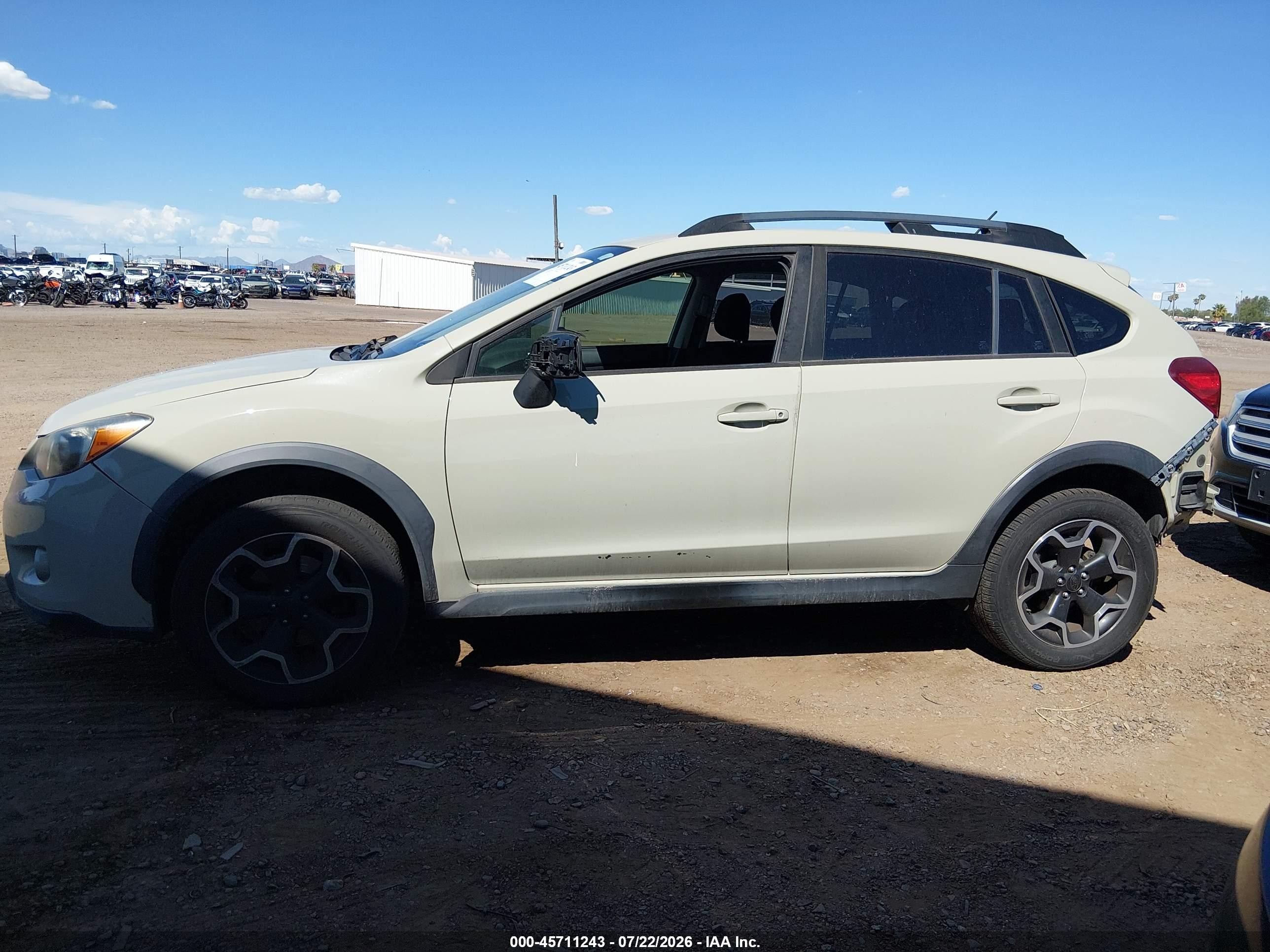 2015 Subaru Xv Crosstrek 2.0i Premium Tan vin: JF2GPACC7F8294806