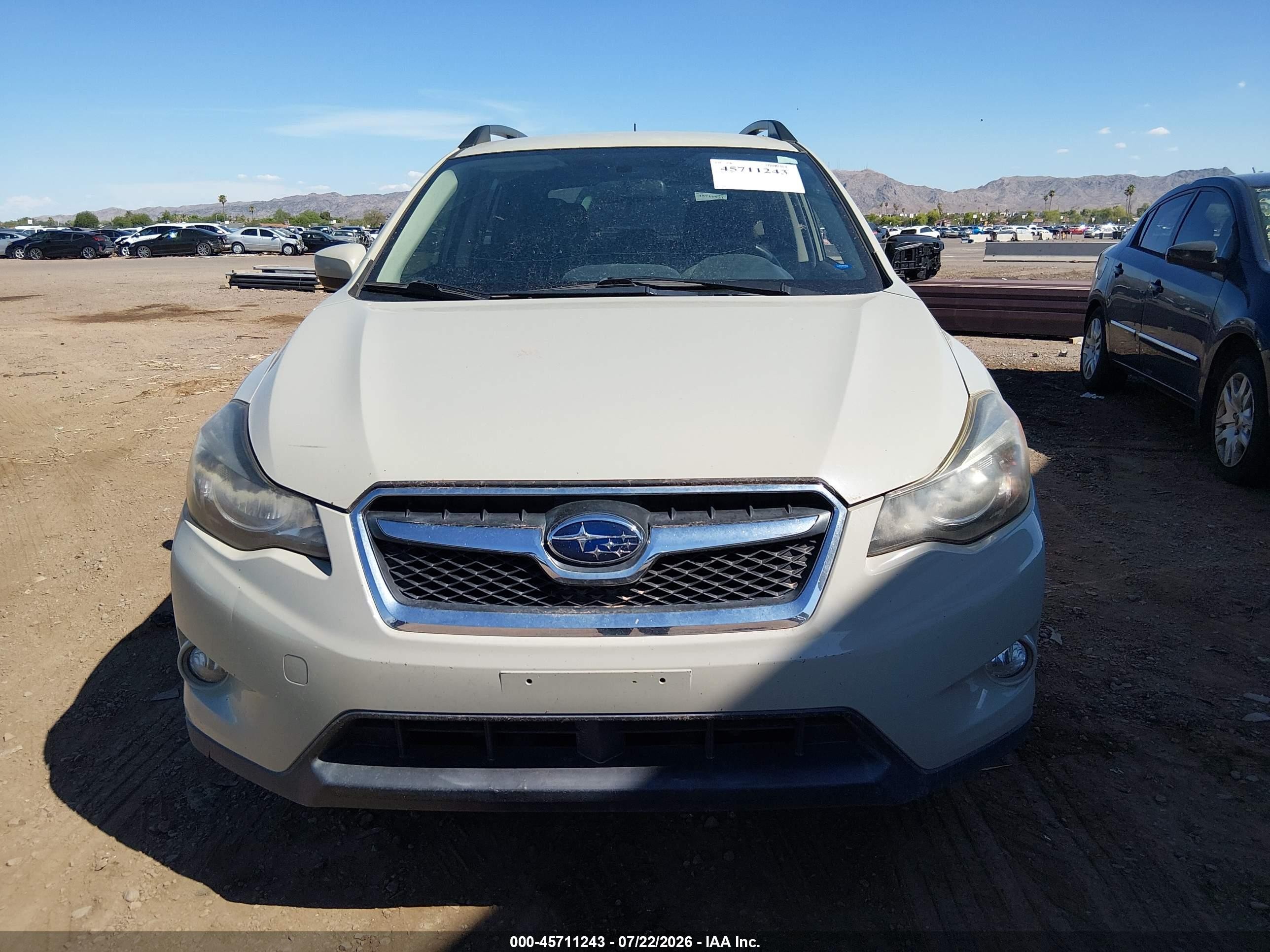 2015 Subaru Xv Crosstrek 2.0i Premium Tan vin: JF2GPACC7F8294806