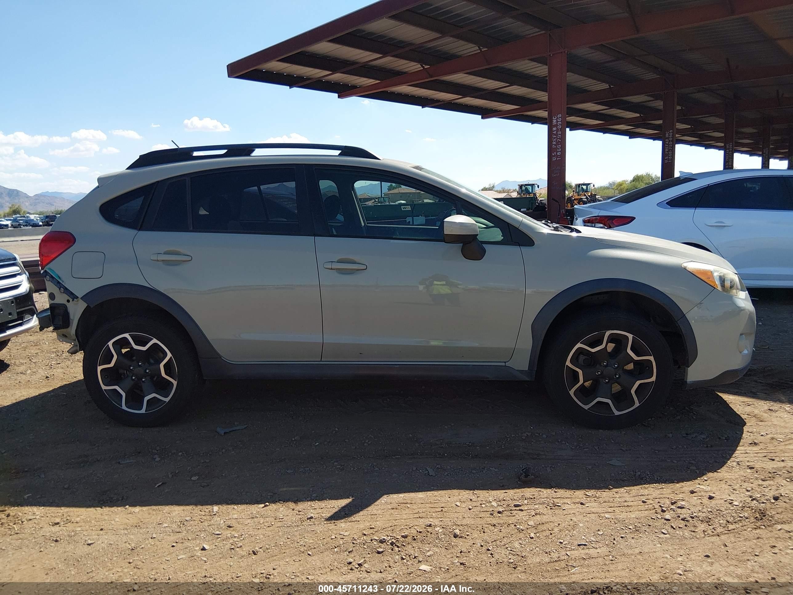 2015 Subaru Xv Crosstrek 2.0i Premium Tan vin: JF2GPACC7F8294806