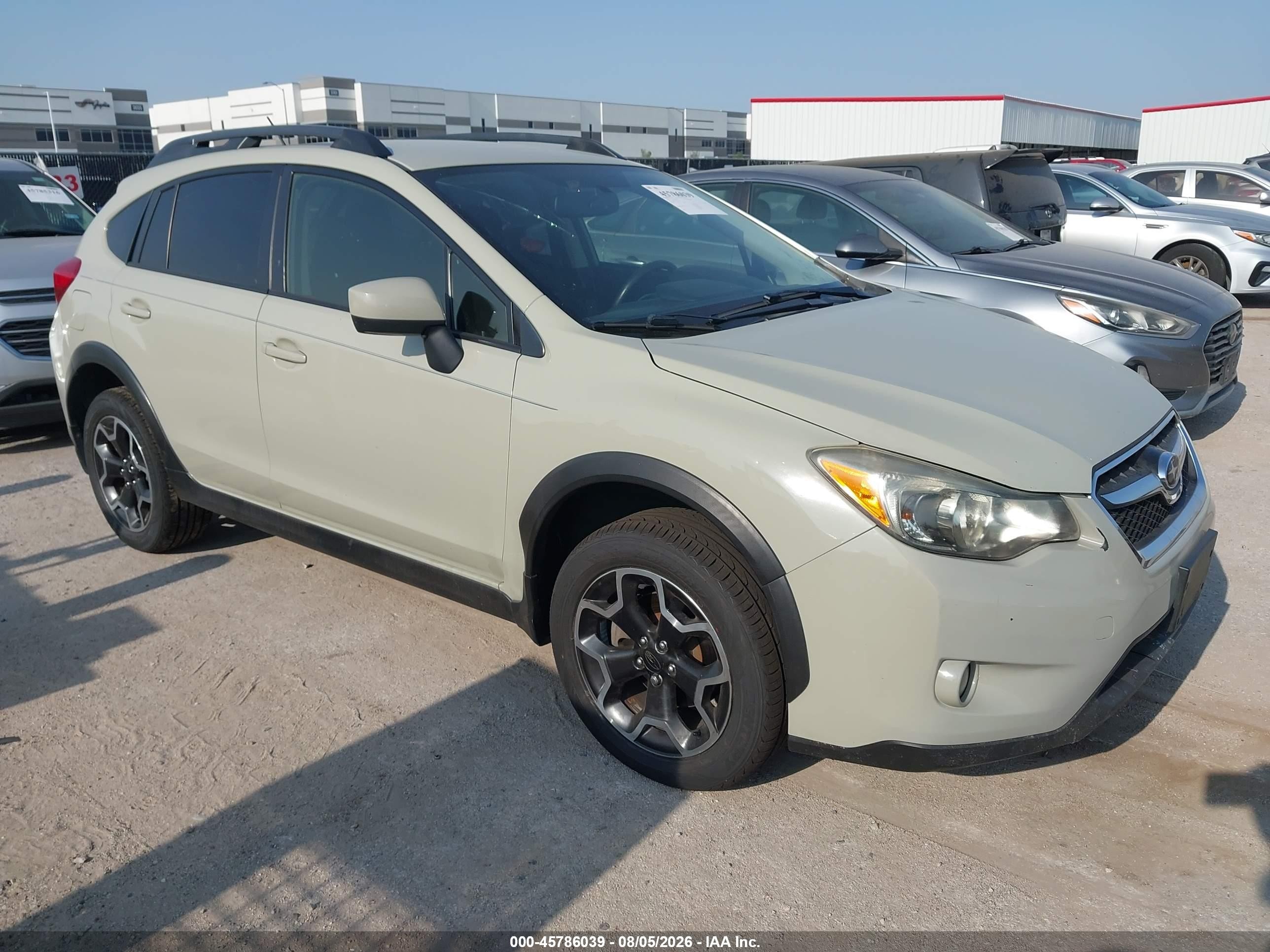 2015 Subaru Xv Crosstrek 2.0i Premium Beige vin: JF2GPACC7F8314133