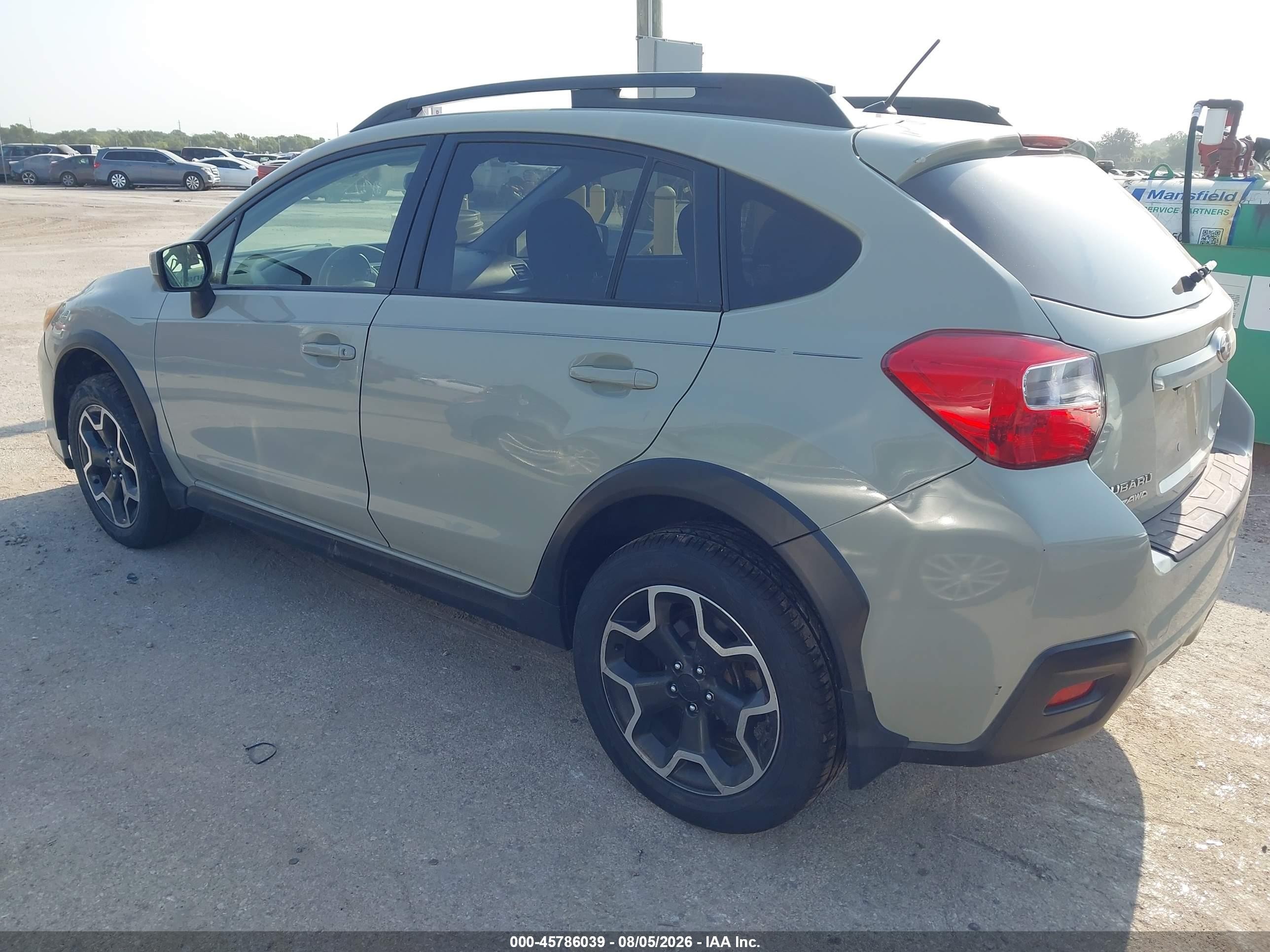 2015 Subaru Xv Crosstrek 2.0i Premium Beige vin: JF2GPACC7F8314133
