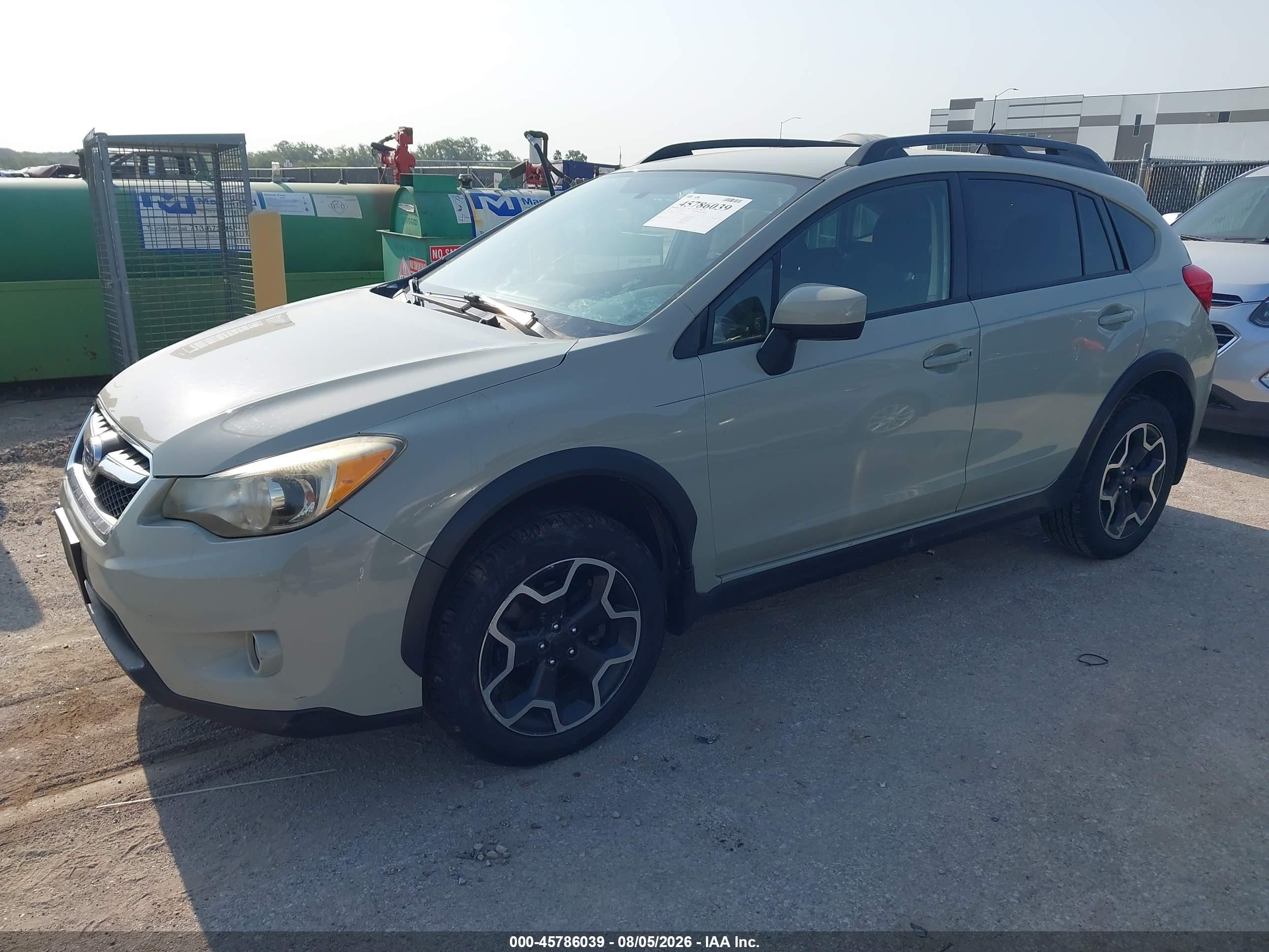 2015 Subaru Xv Crosstrek 2.0i Premium Beige vin: JF2GPACC7F8314133