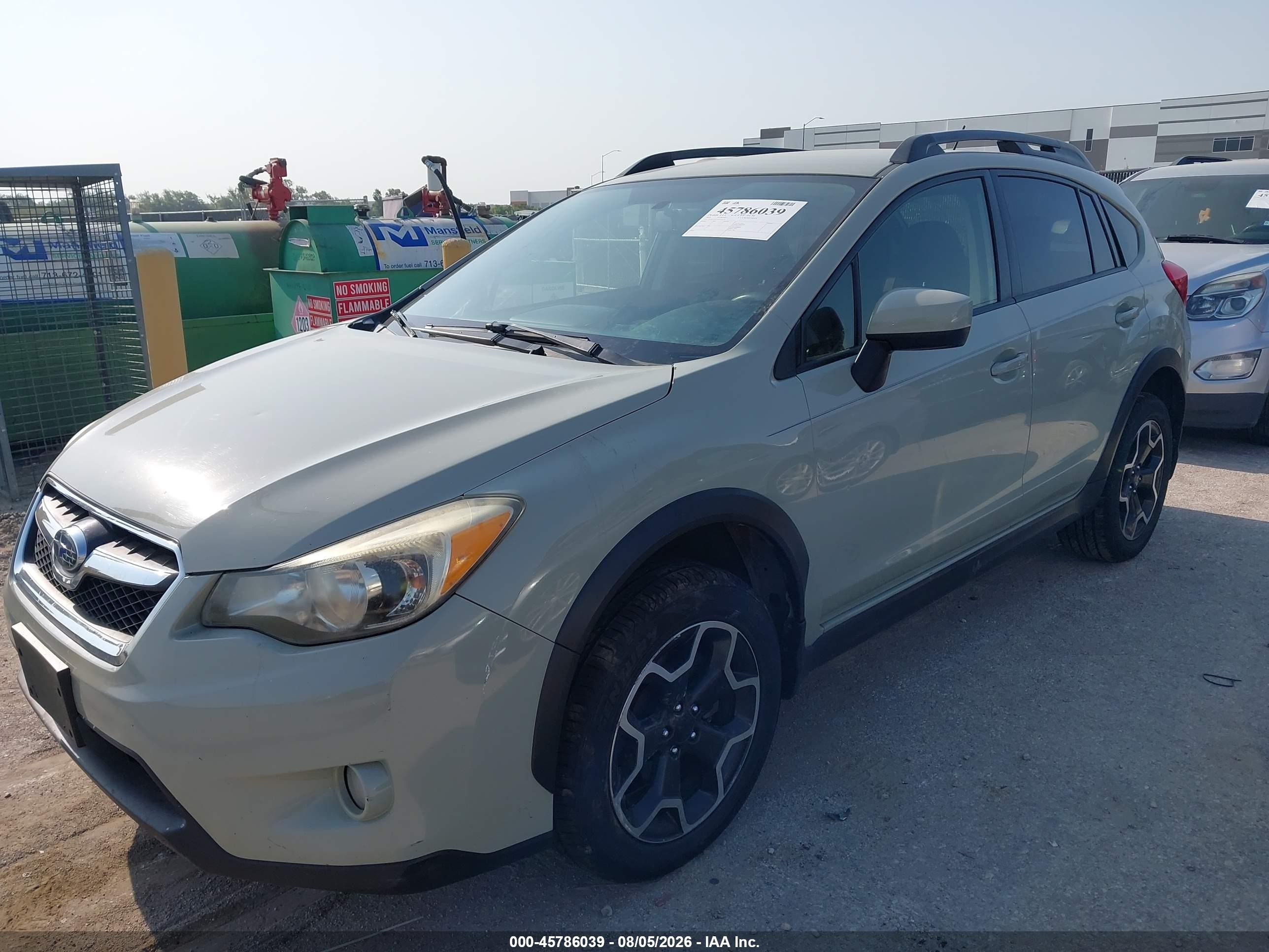 2015 Subaru Xv Crosstrek 2.0i Premium Beige vin: JF2GPACC7F8314133