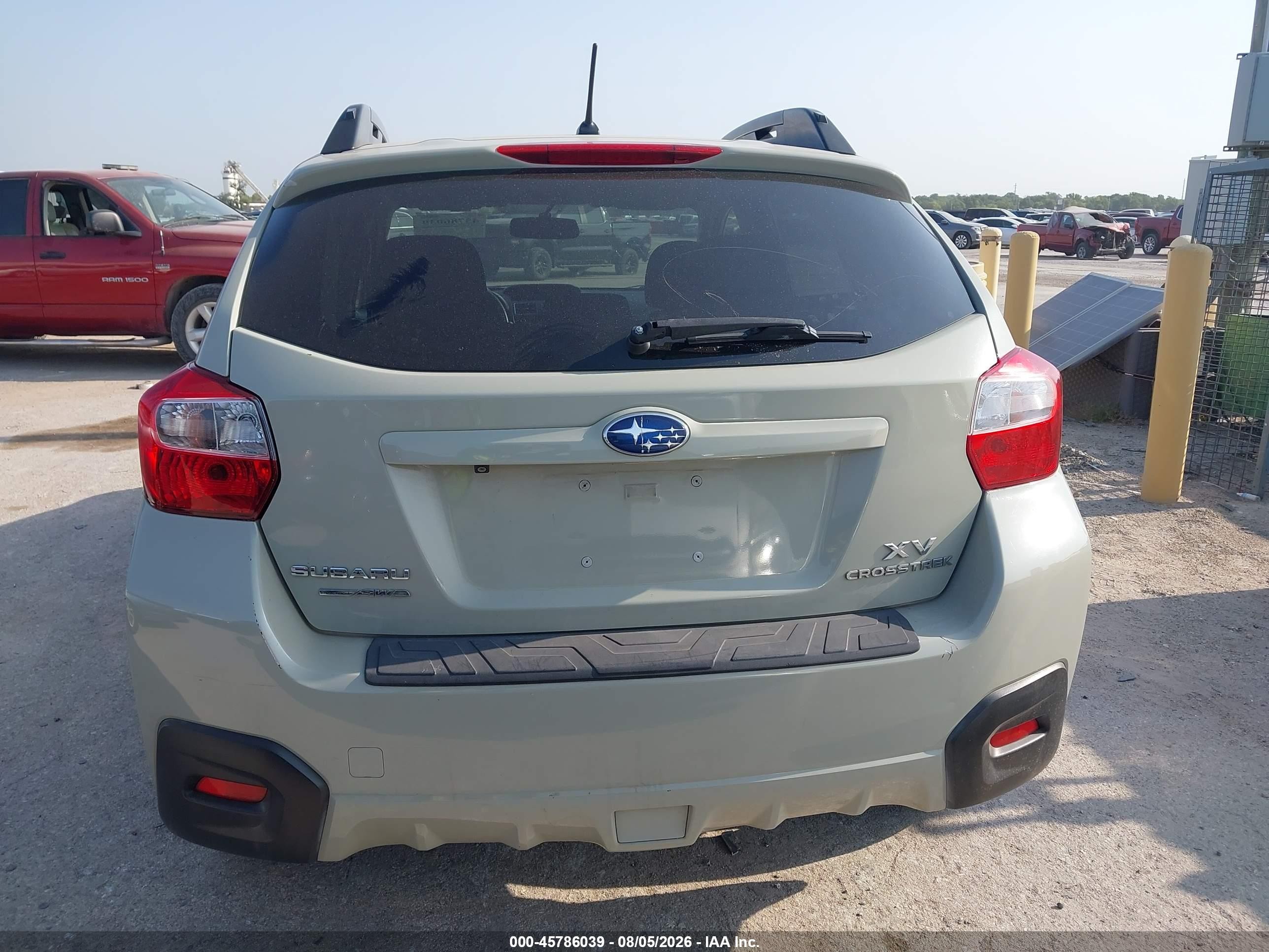 2015 Subaru Xv Crosstrek 2.0i Premium Beige vin: JF2GPACC7F8314133