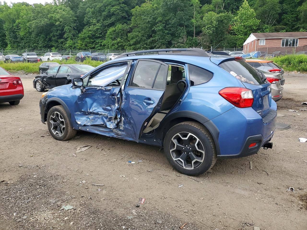 2015 Subaru Xv Crosstrek 2.0 Premium Blue vin: JF2GPACC7F8318845