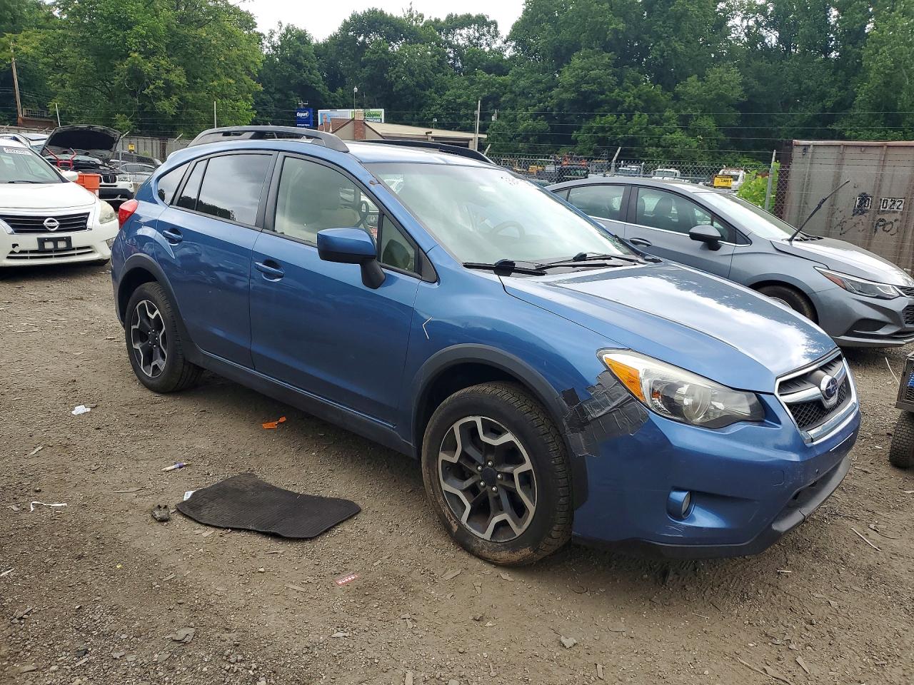 2015 Subaru Xv Crosstrek 2.0 Premium Blue vin: JF2GPACC7F8318845