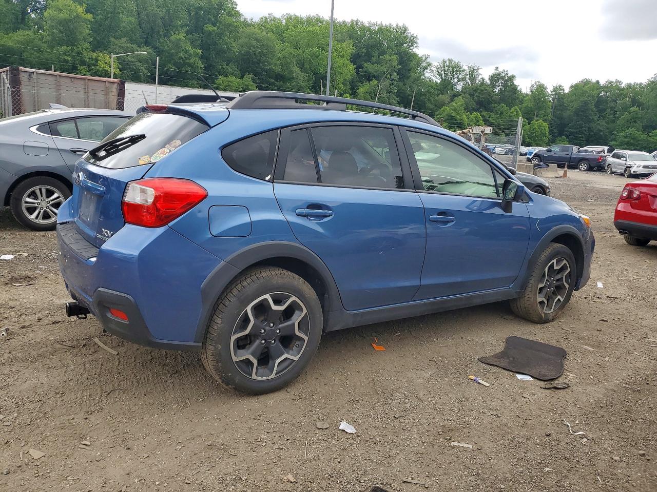 2015 Subaru Xv Crosstrek 2.0 Premium Blue vin: JF2GPACC7F8318845