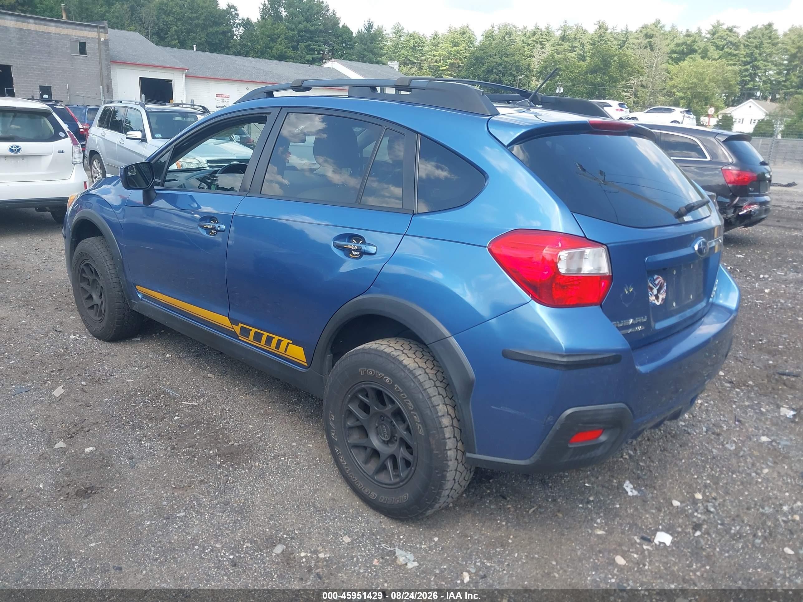2015 Subaru Xv Crosstrek 2.0i Premium Blue vin: JF2GPACC7FG263755