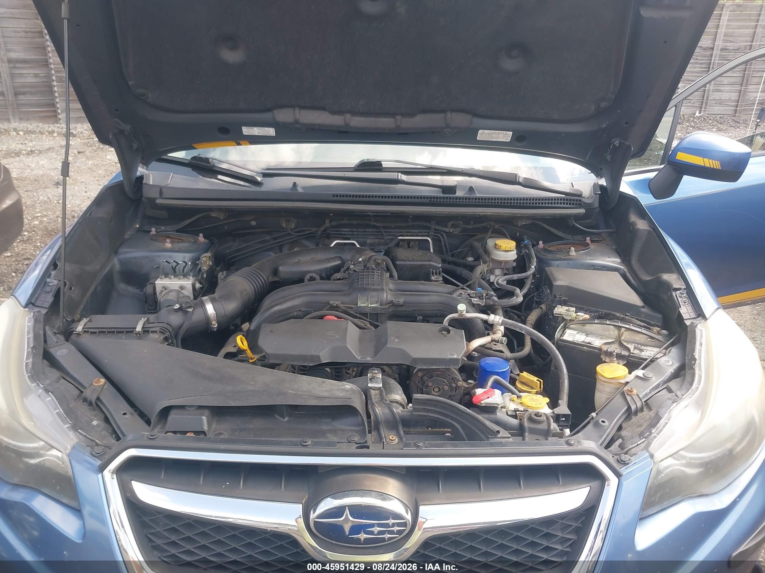 2015 Subaru Xv Crosstrek 2.0i Premium Blue vin: JF2GPACC7FG263755